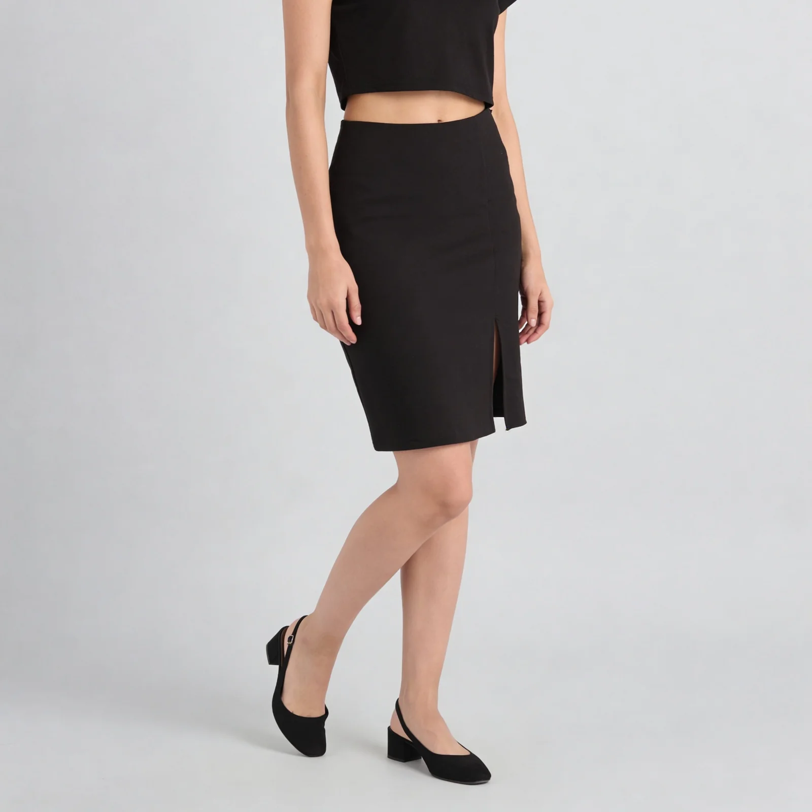 Above Knee A-Line Skirt - Image 2