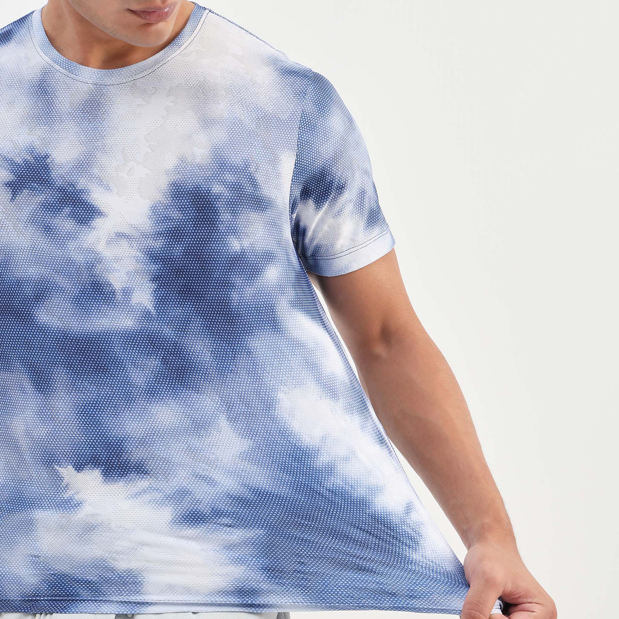 Running Tee – Airdry® –All Over Print Crew Neck Stretch T-Shirt - Image 6