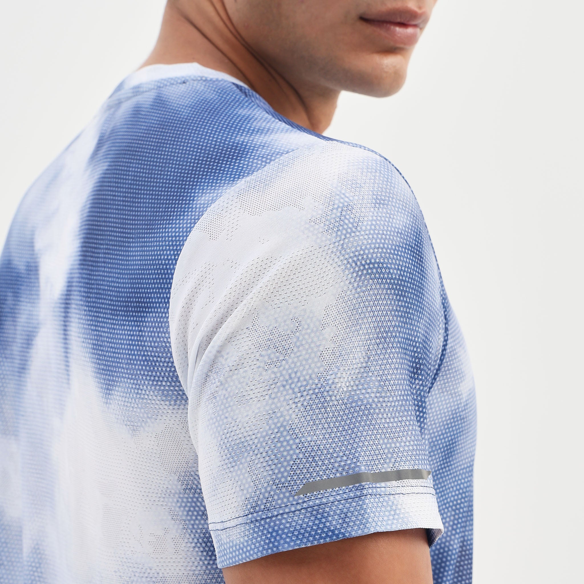 Running Tee – Airdry® –All Over Print Crew Neck Stretch T-Shirt - Image 8