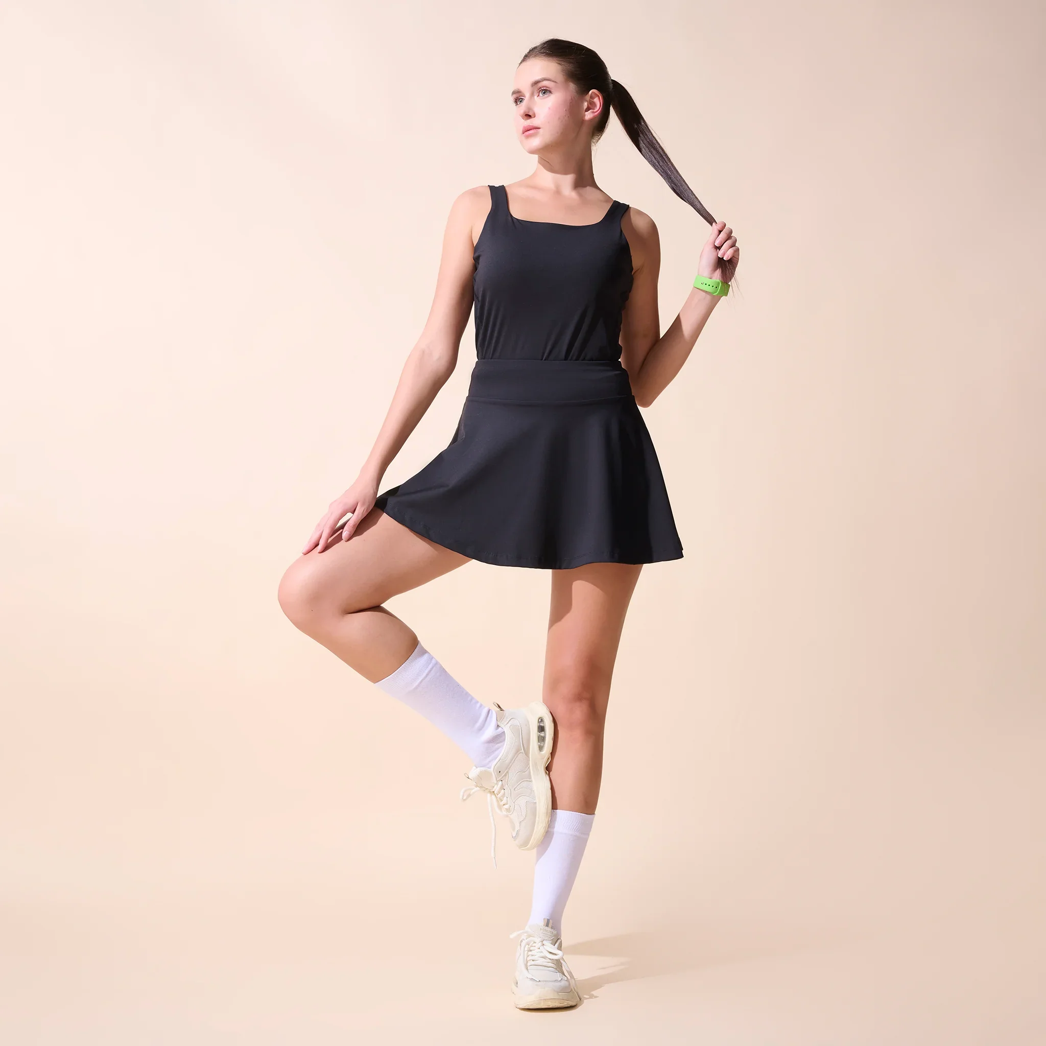 Skortsie – Airdry® High Rise Skirt – Sleek Fit Everyday Comfort - Image 4