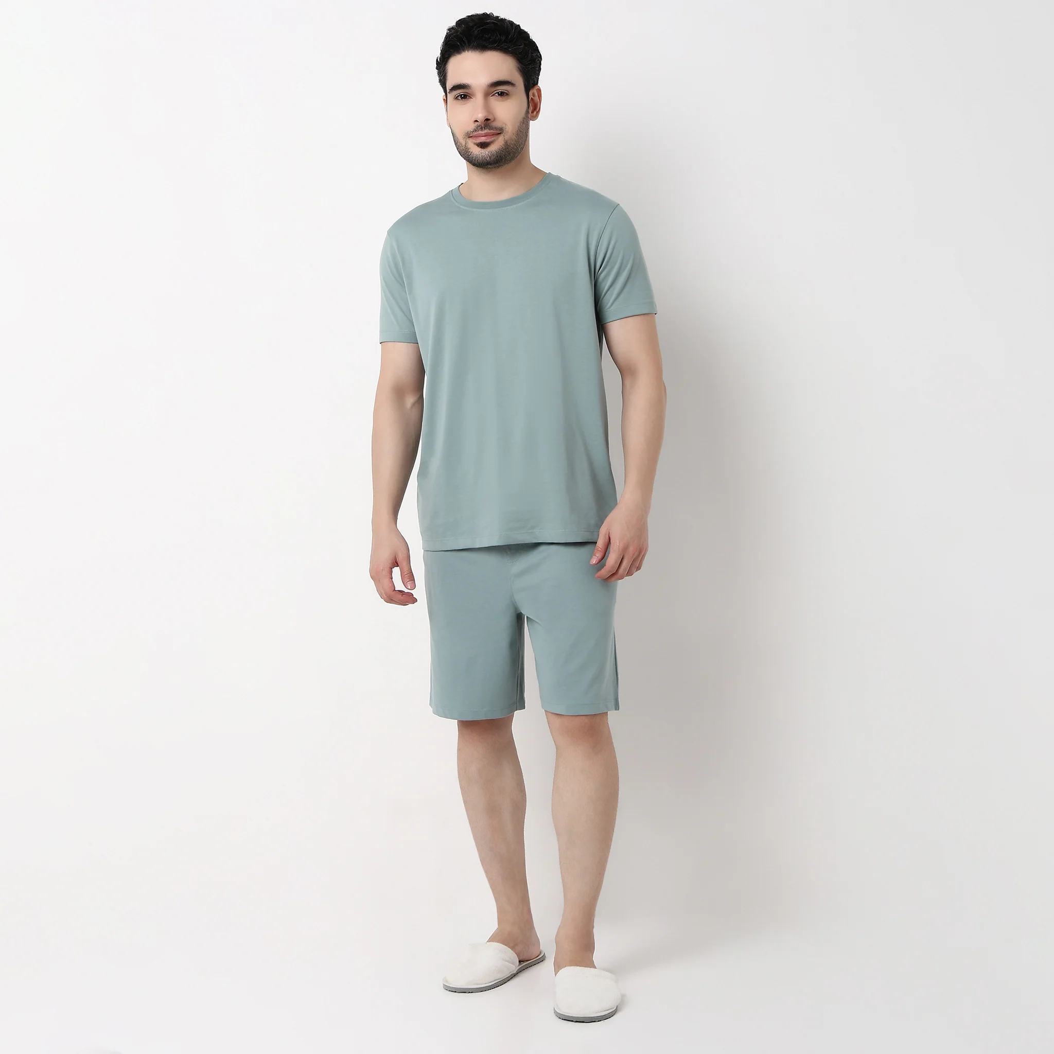 All Day Snug T-Shirt and Short Sleepwear Set - Image 23
