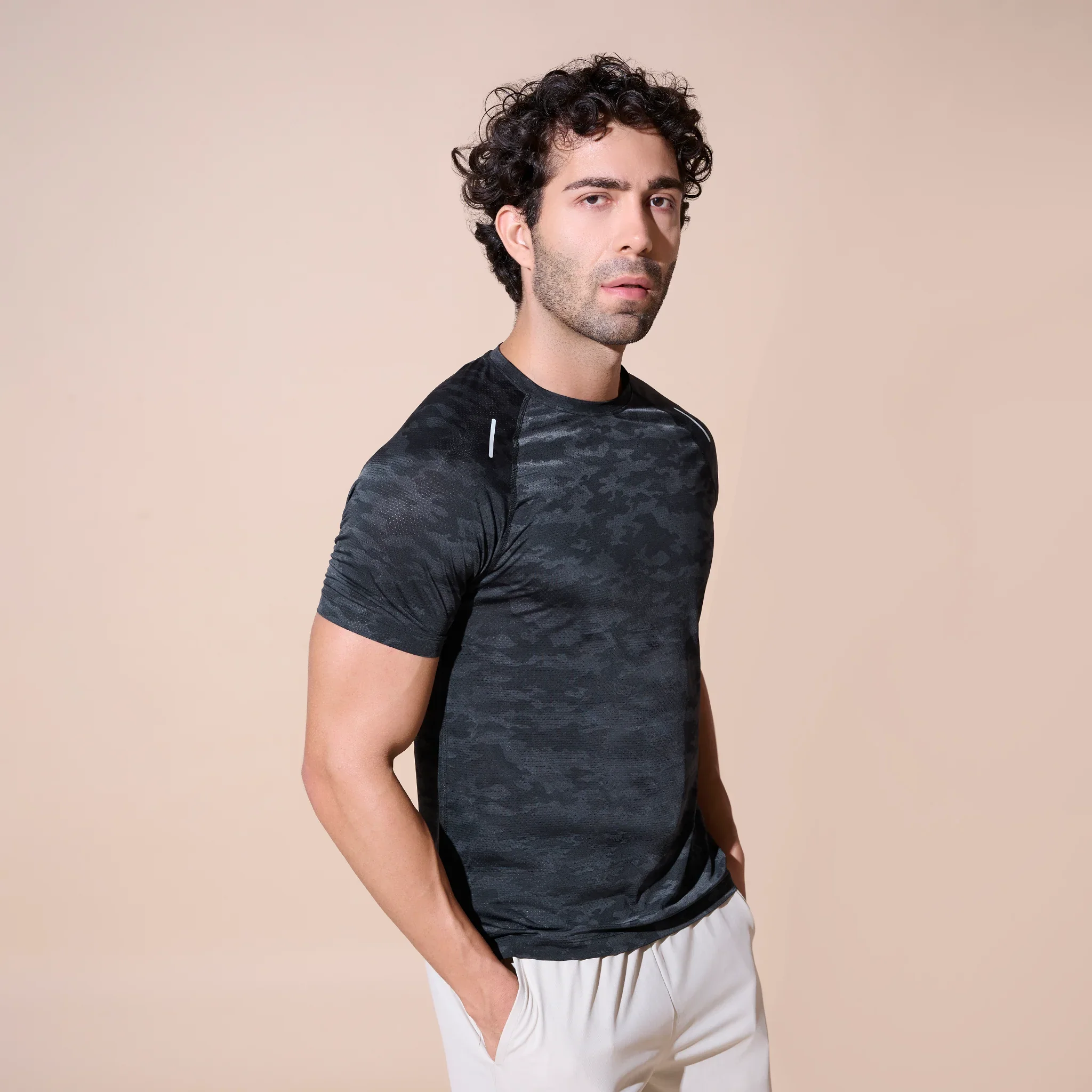 All Over Print Crew Neck Dynamax T-Shirt - Image 2
