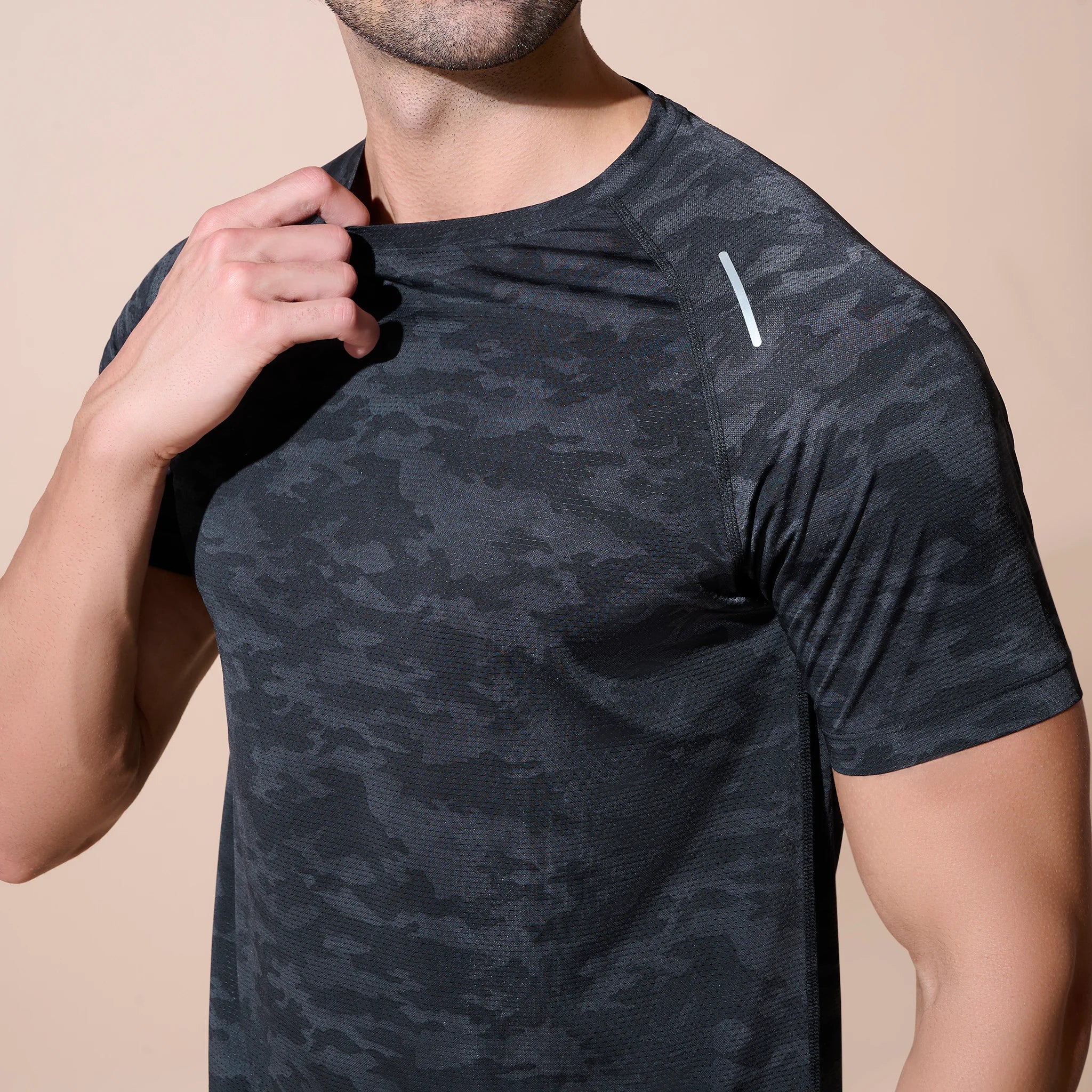 All Over Print Crew Neck Dynamax T-Shirt - Image 3