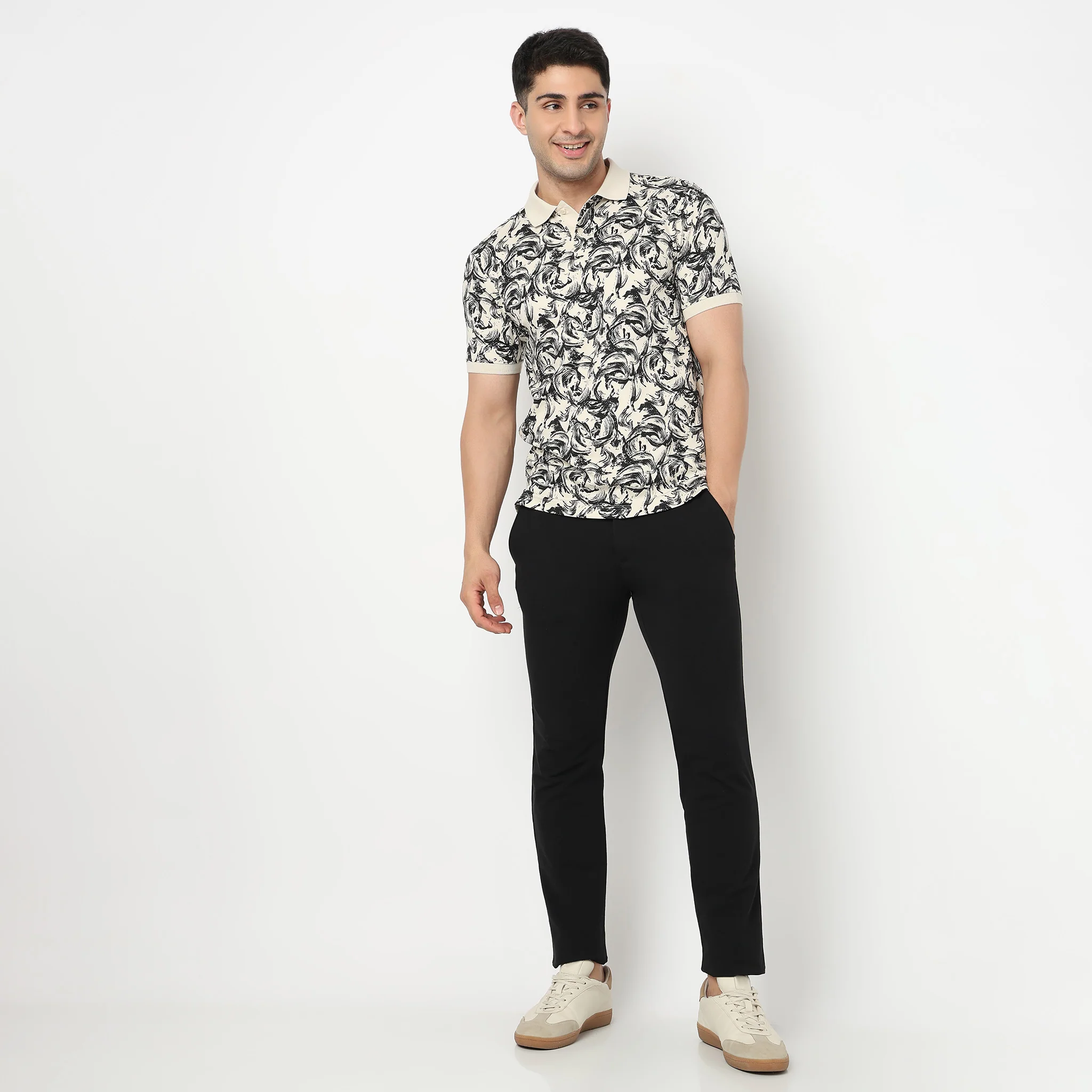 All Over Print Impressions Polo T-Shirt - Image 2