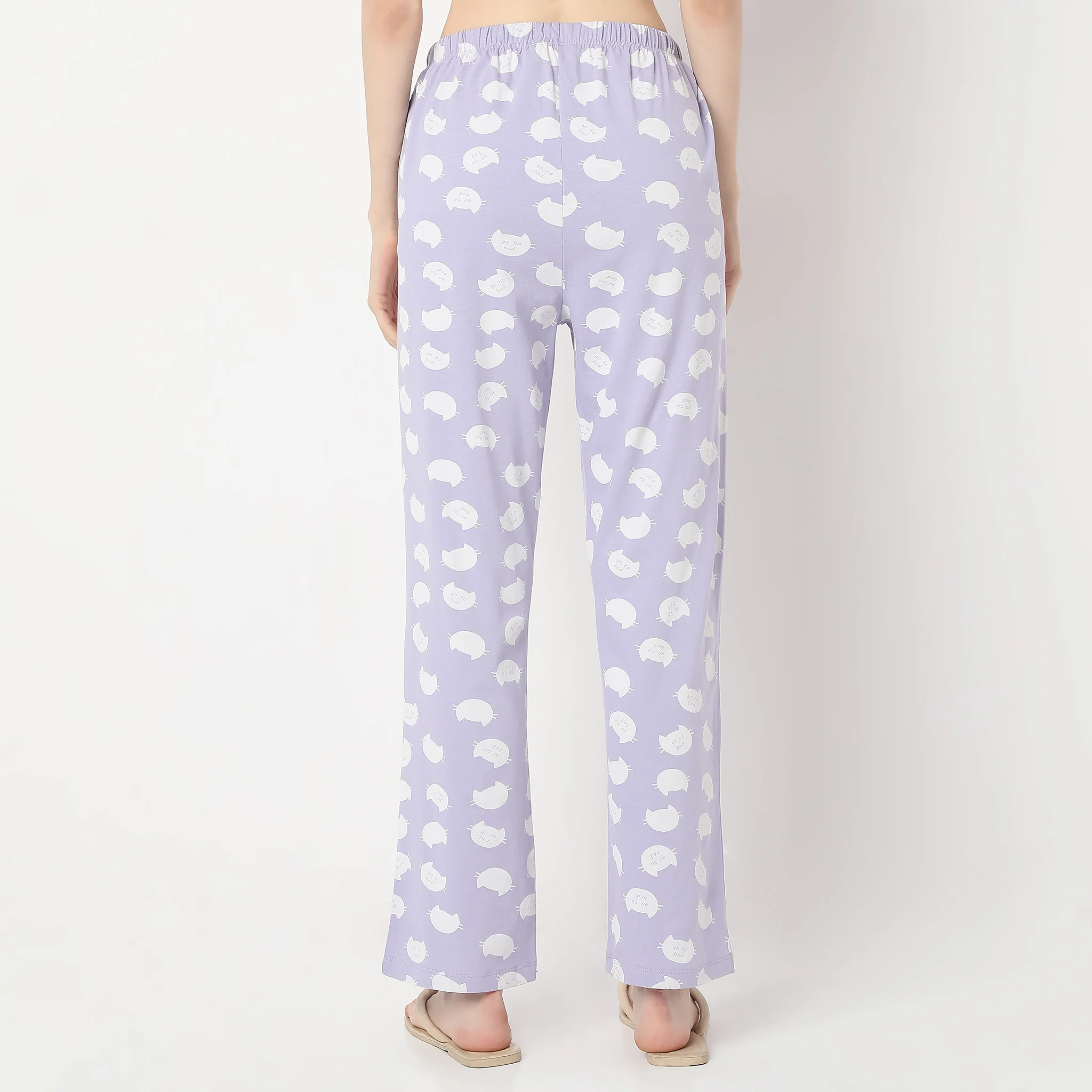 Animal Print Ankle Length Core Lounge Pyjamas - Image 3