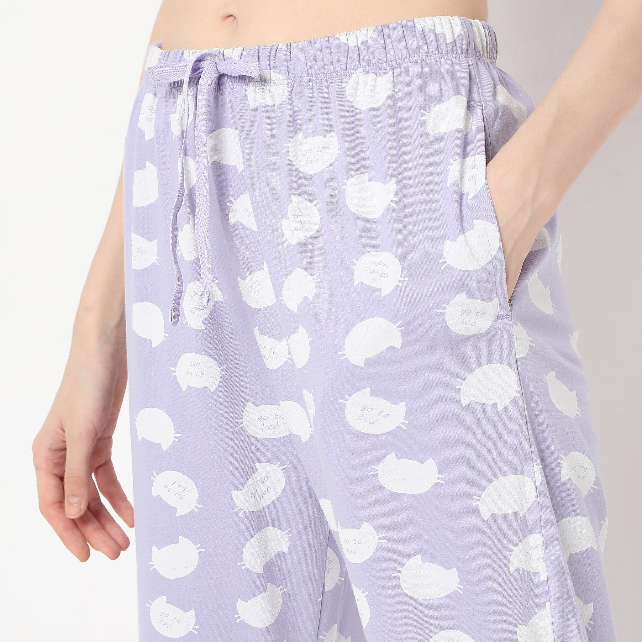 Animal Print Ankle Length Core Lounge Pyjamas - Image 4