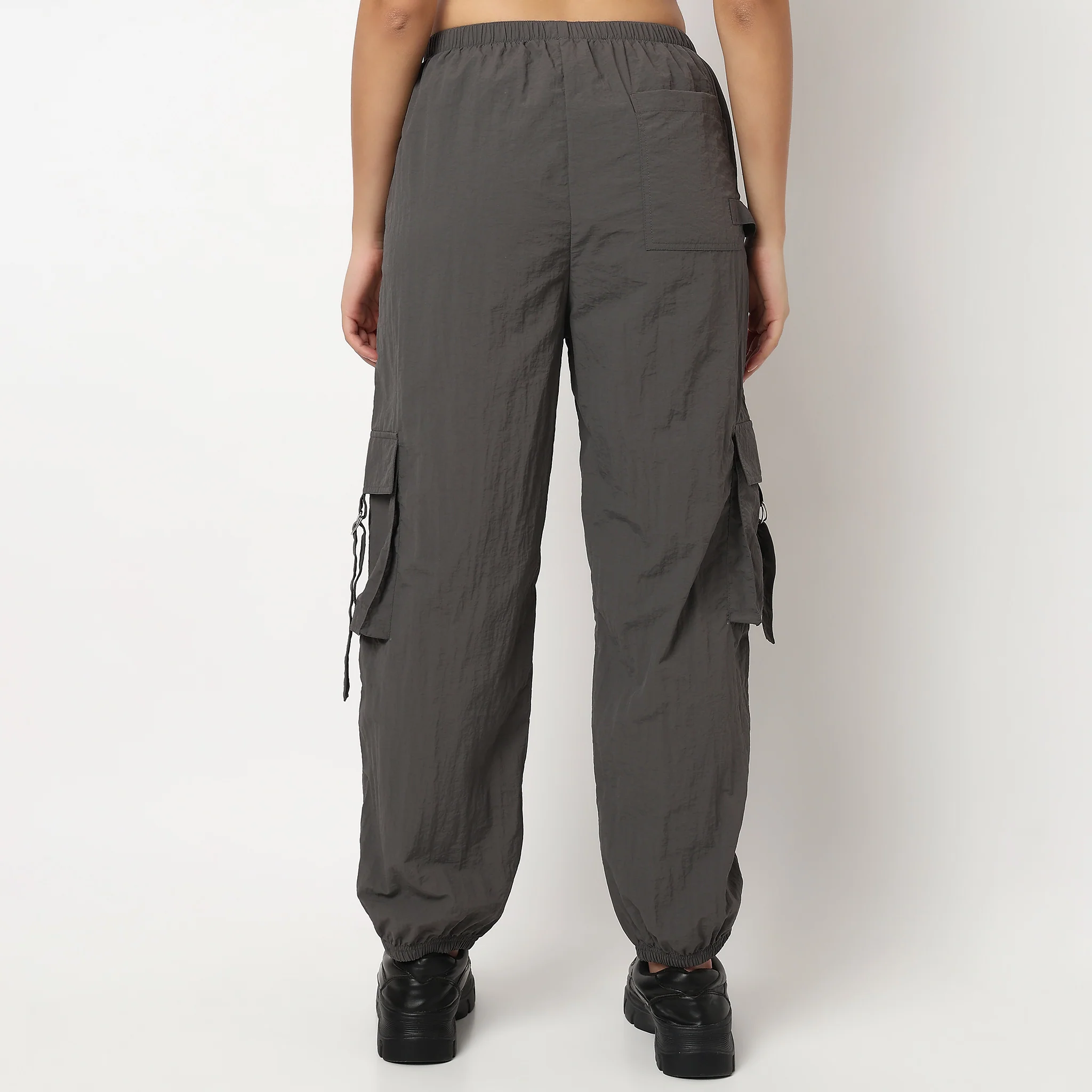 Ankle Length Athleisure Joggers with Pockets - Image 3