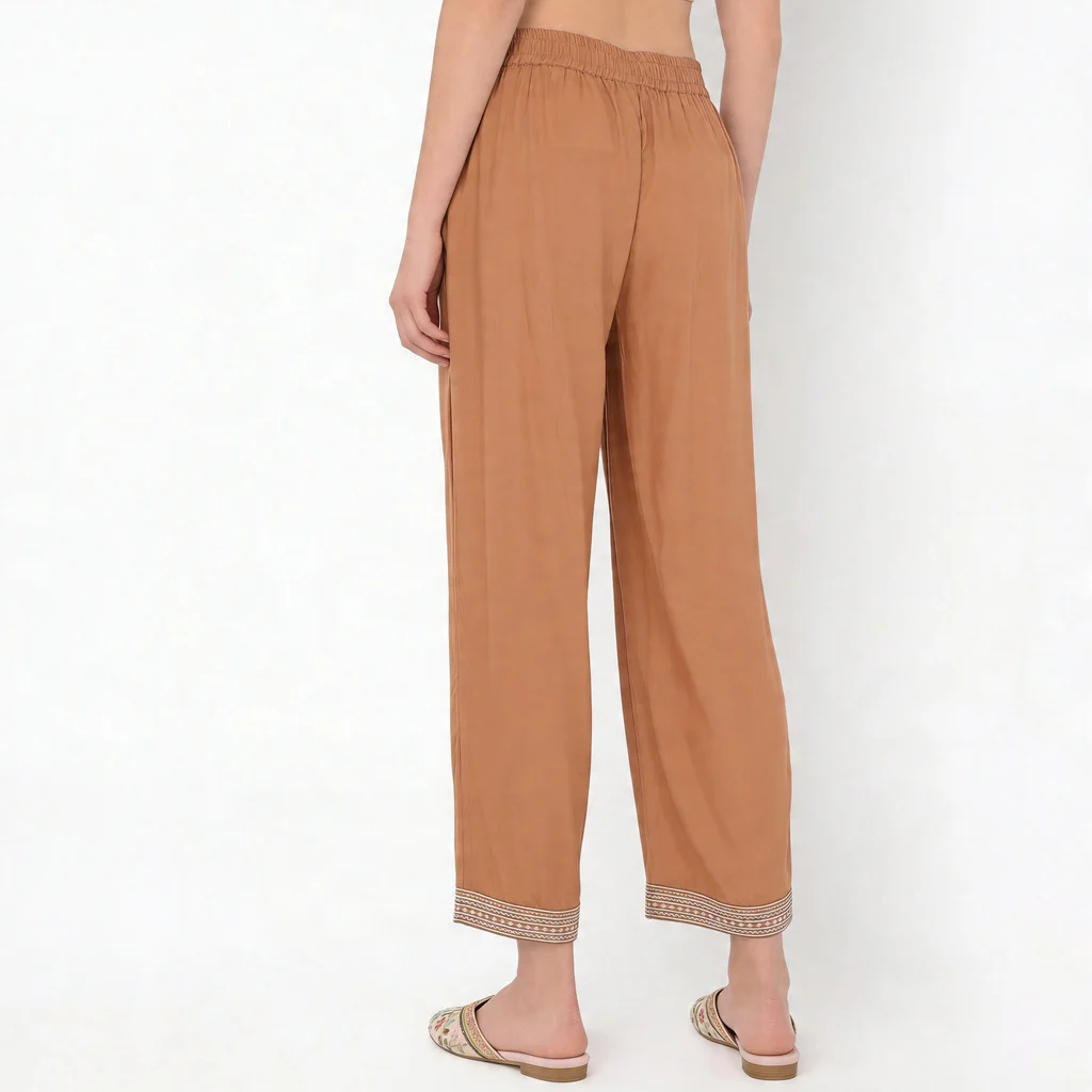 Ankle Length Straight Pant - Image 3
