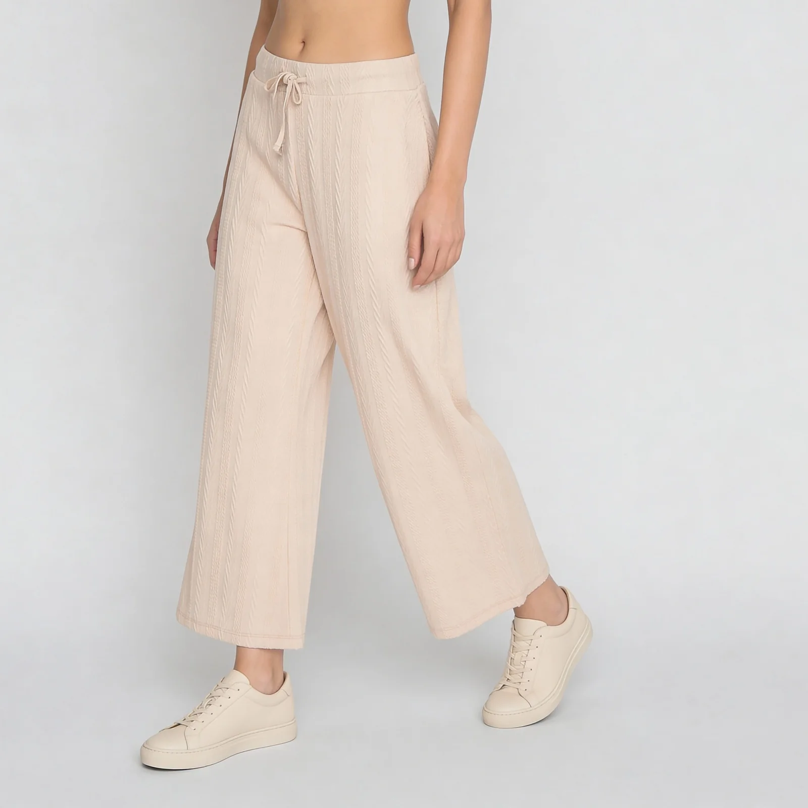 Ankle Length Structured Lounge Palazzos - Image 5