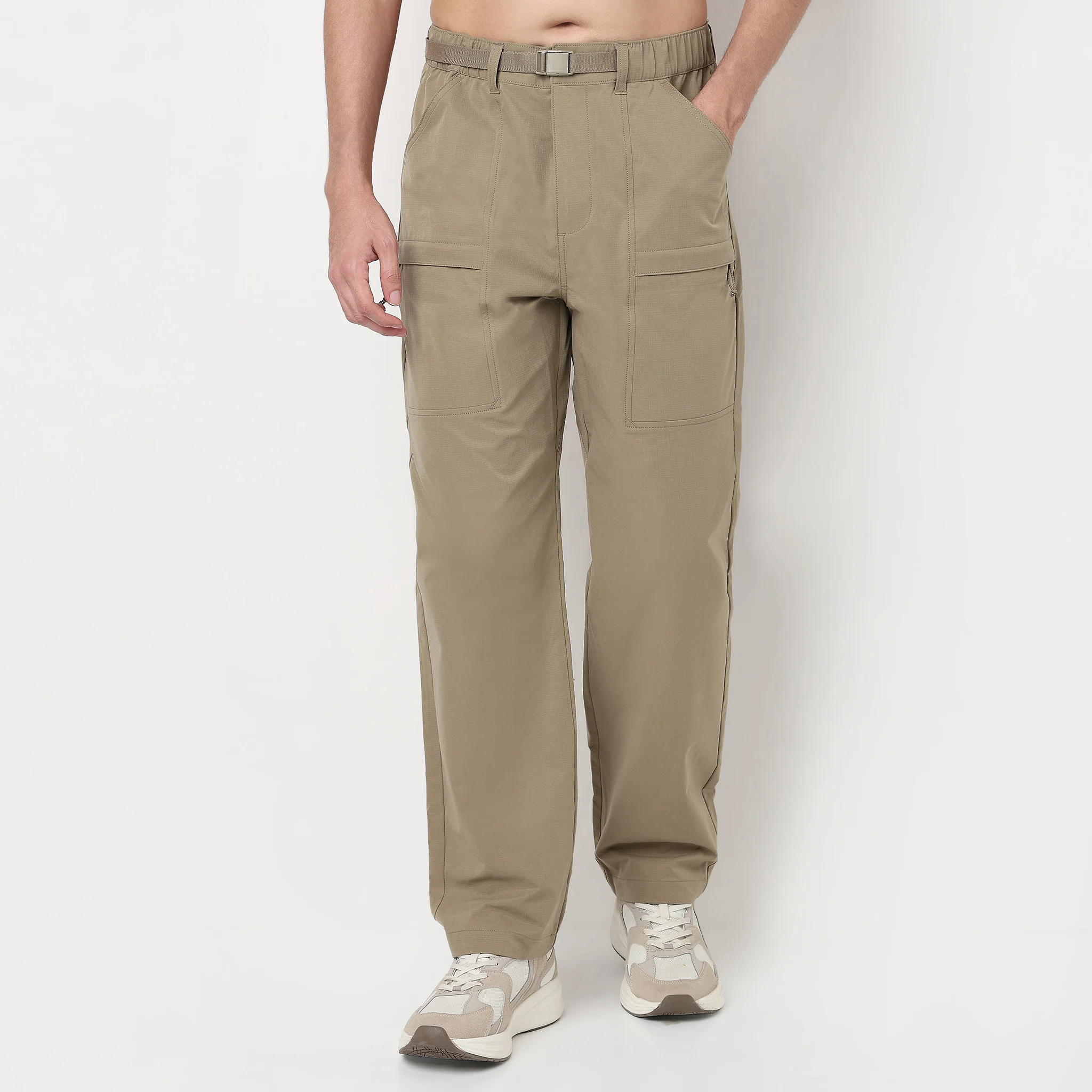 Techno Rip Stop Trek Pants With Utilitarian Details- Relaxed Fit - Image 7