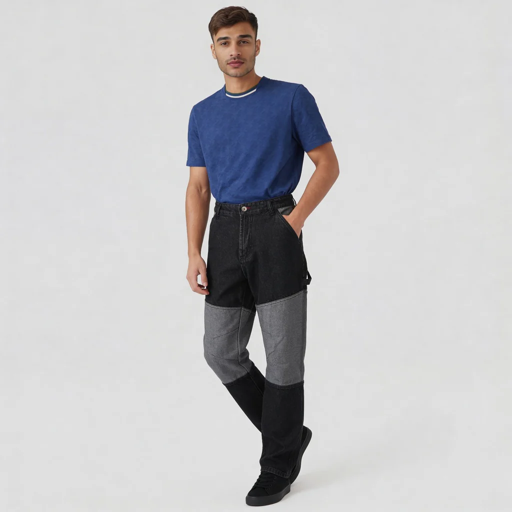 Baggy Fit Mid Rise K Denim
