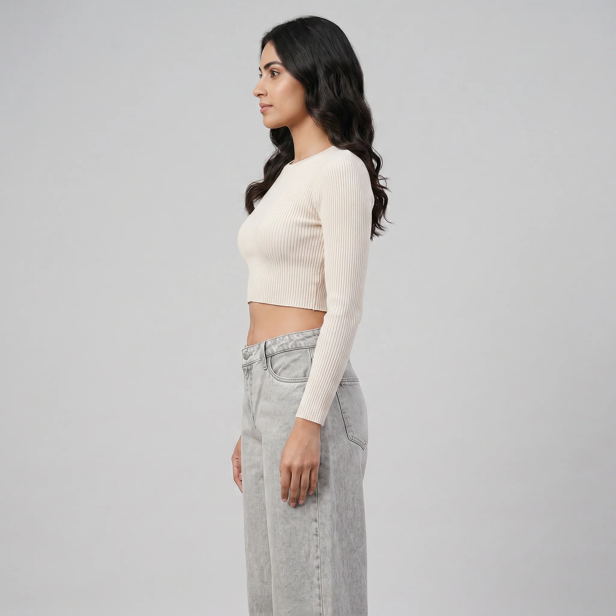 Baggy Barel Low Rise Jeans - Image 3