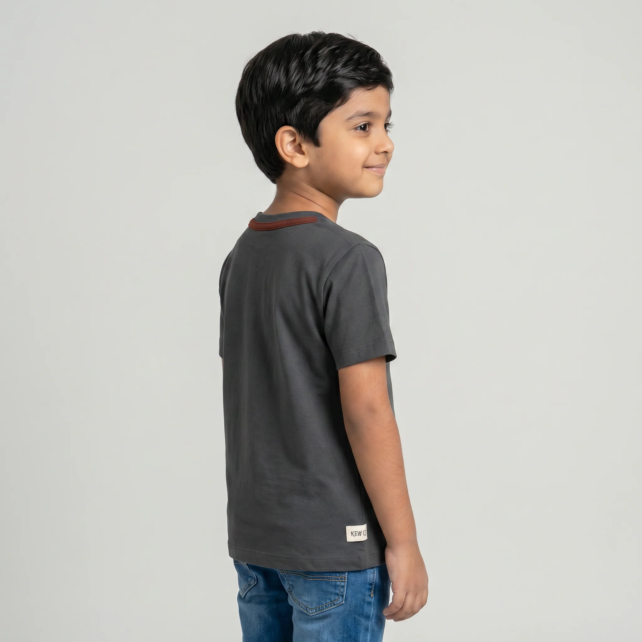 Boys Cotton Crew Neck T-Shirt - Image 22