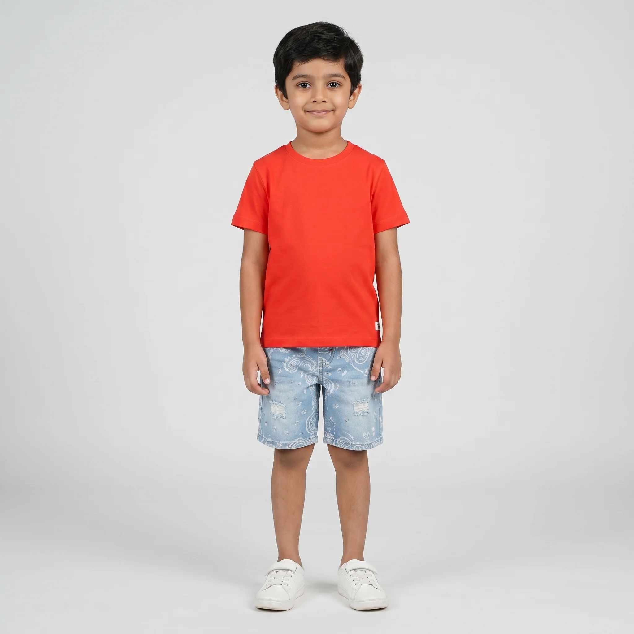 Boys Cotton Crew Neck T-Shirt - Image 53