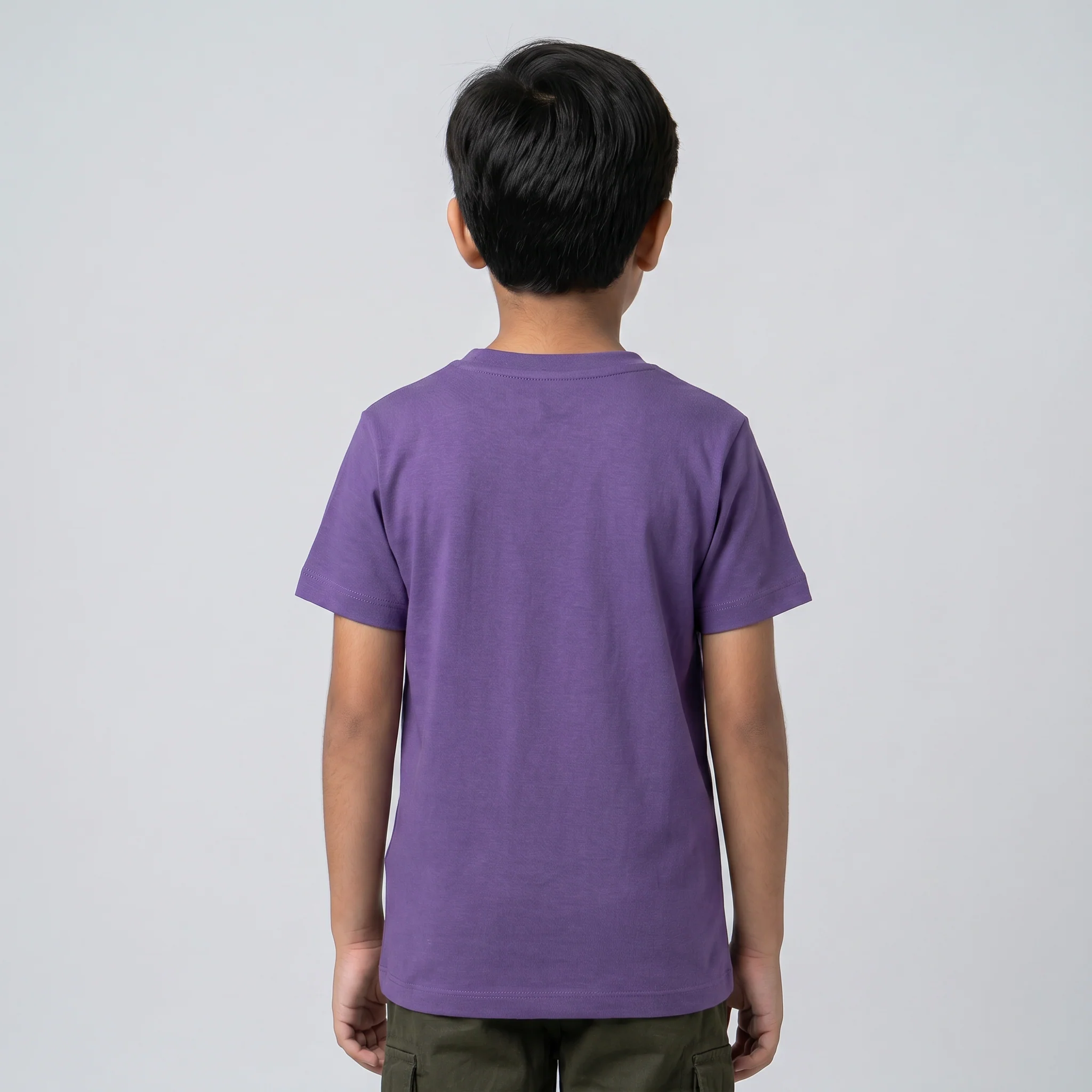 Boys Cotton Crew Neck T-Shirt - Image 59