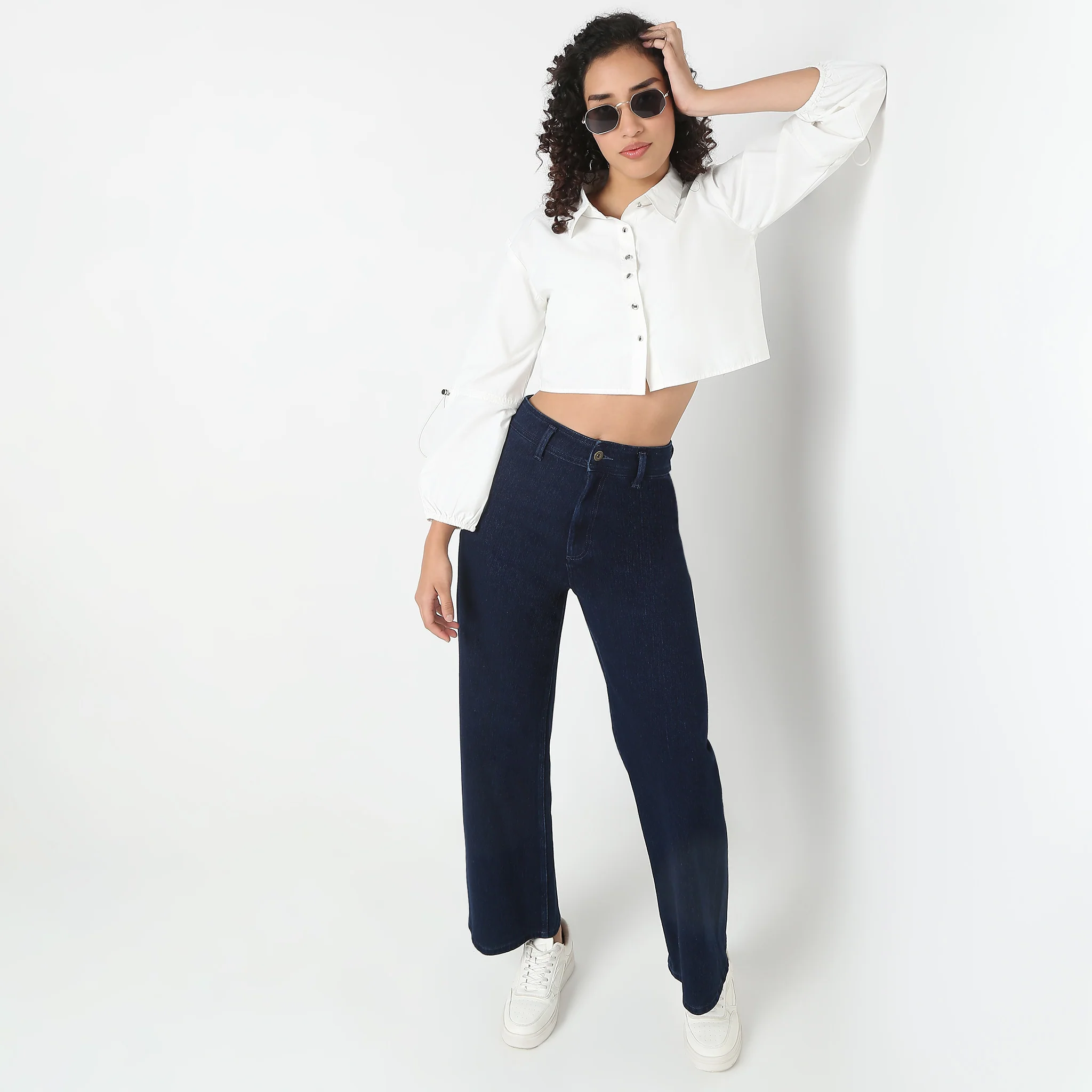 Betty Solid Vest With Button Opening