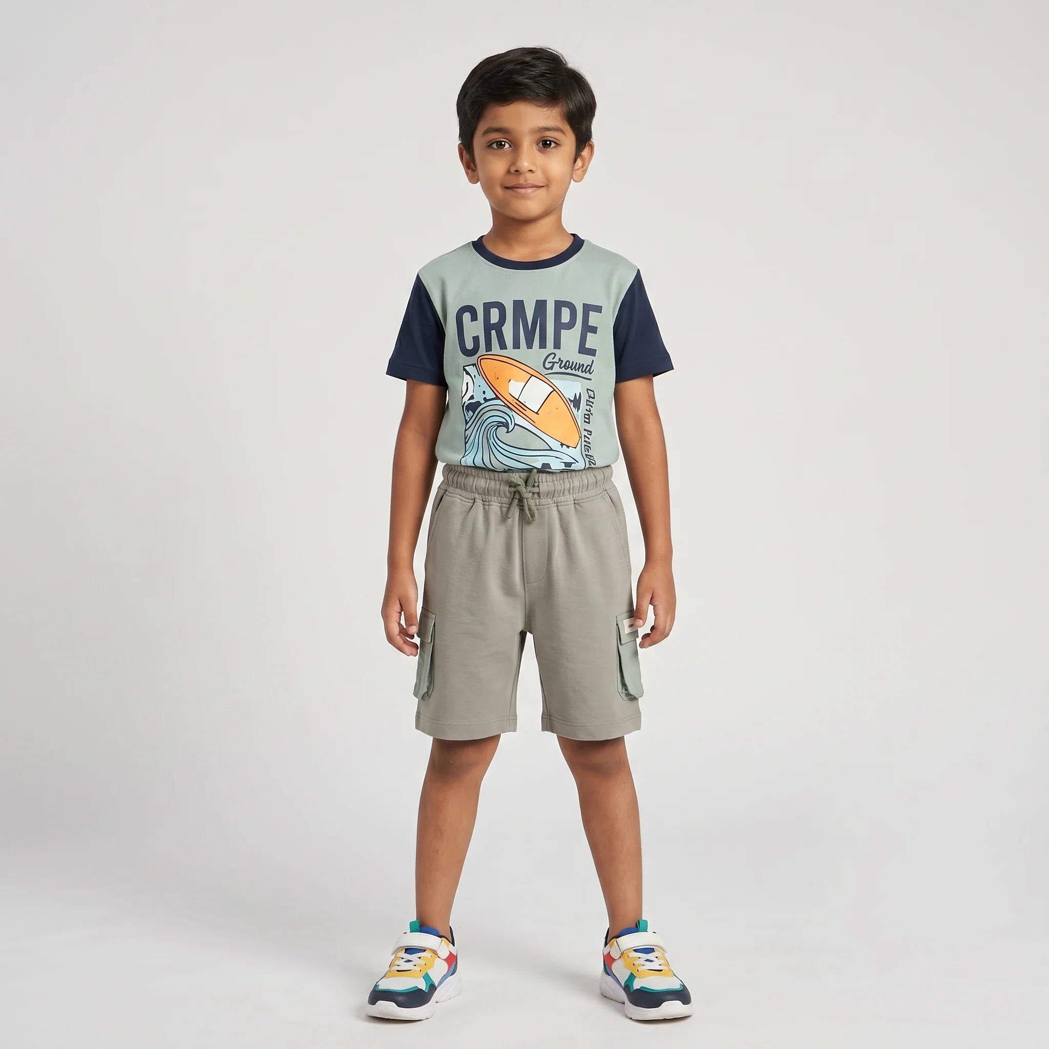 Boys Cotton Cargo Shorts
