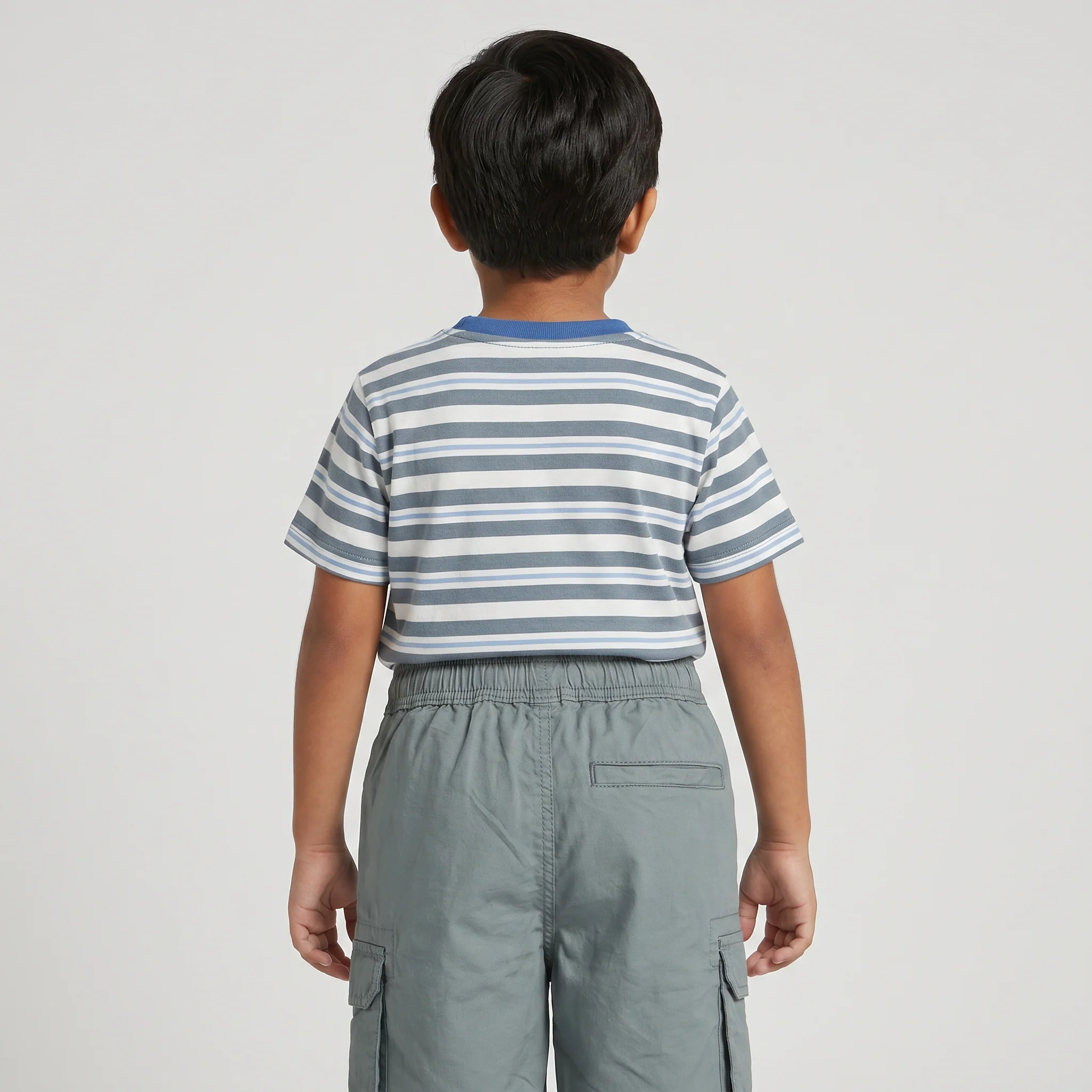 Boys Cotton Solid Pull On Shorts - Image 7
