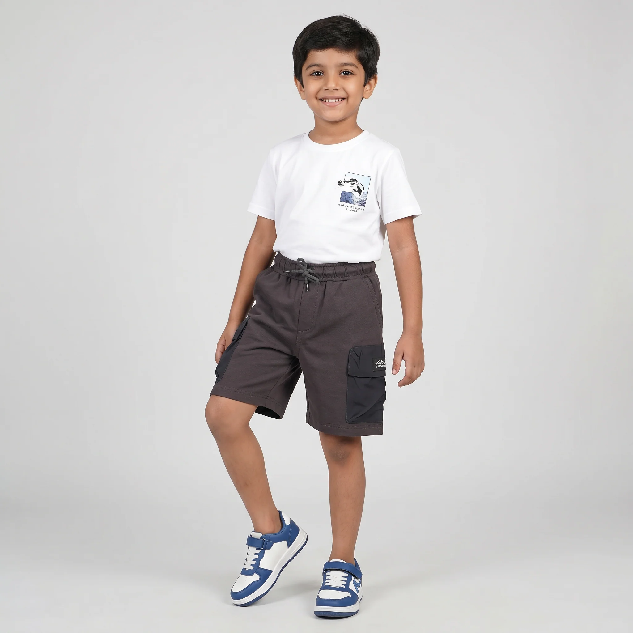 Boys Cut and Sew Shorts - Image 5