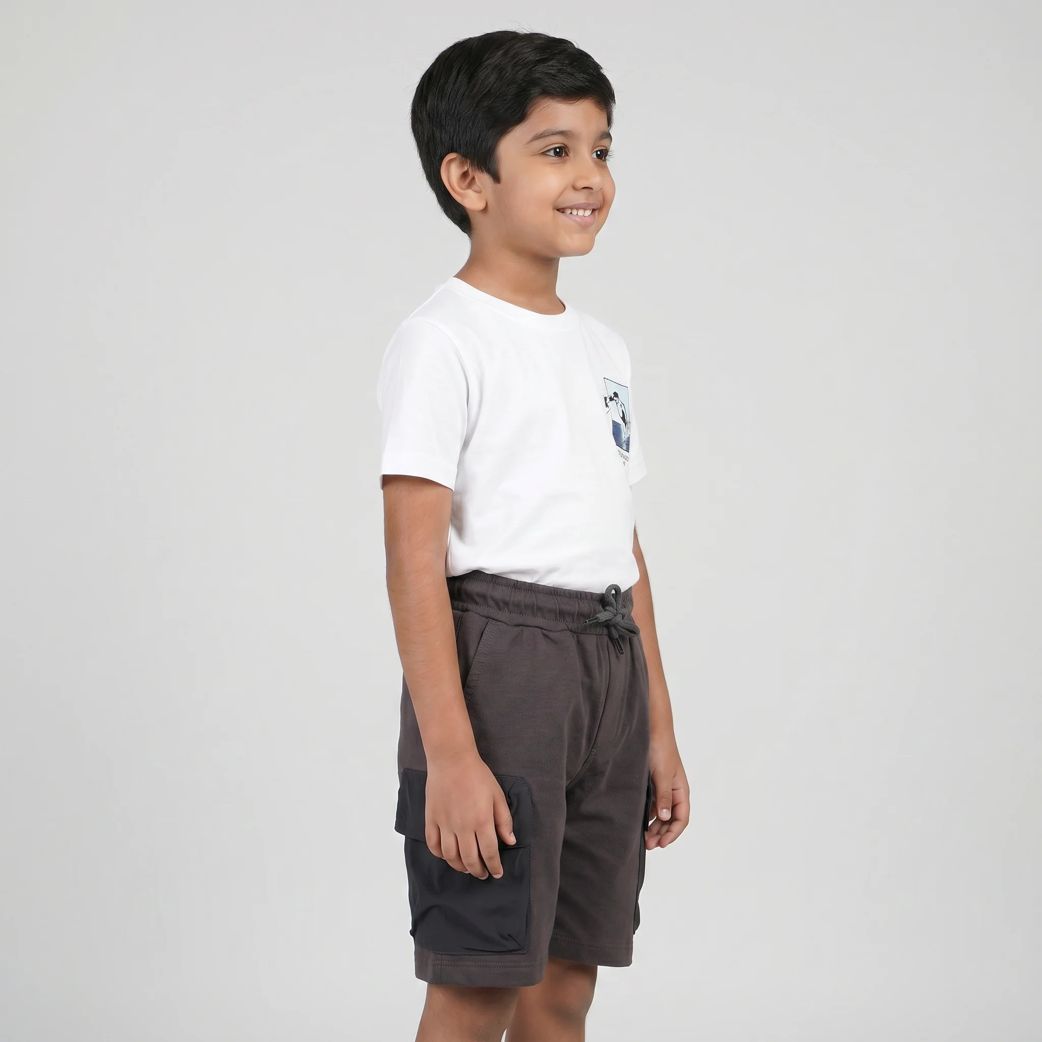 Boys Cut and Sew Shorts - Image 6