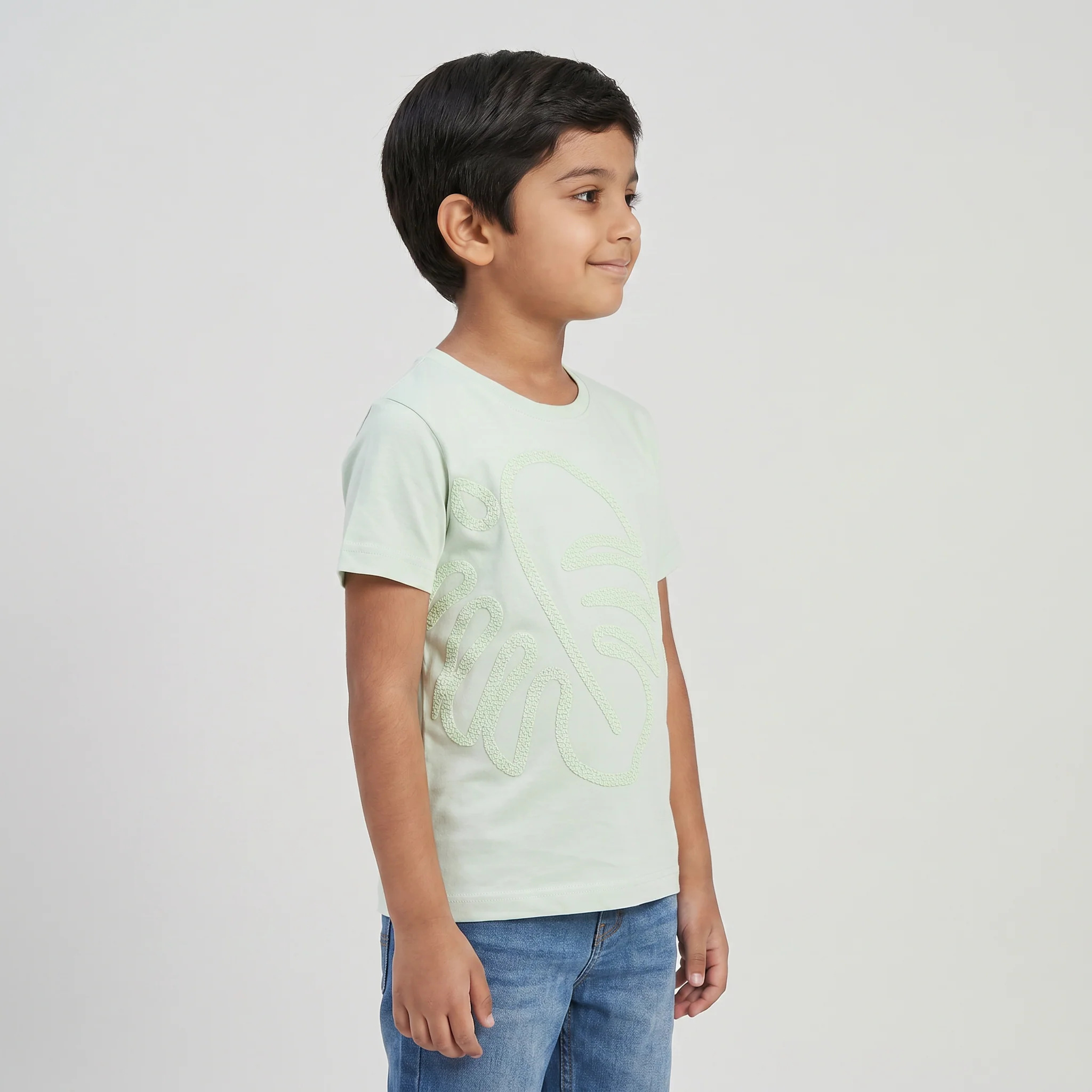 Boys Cotton Embellished T-Shirt - Image 2