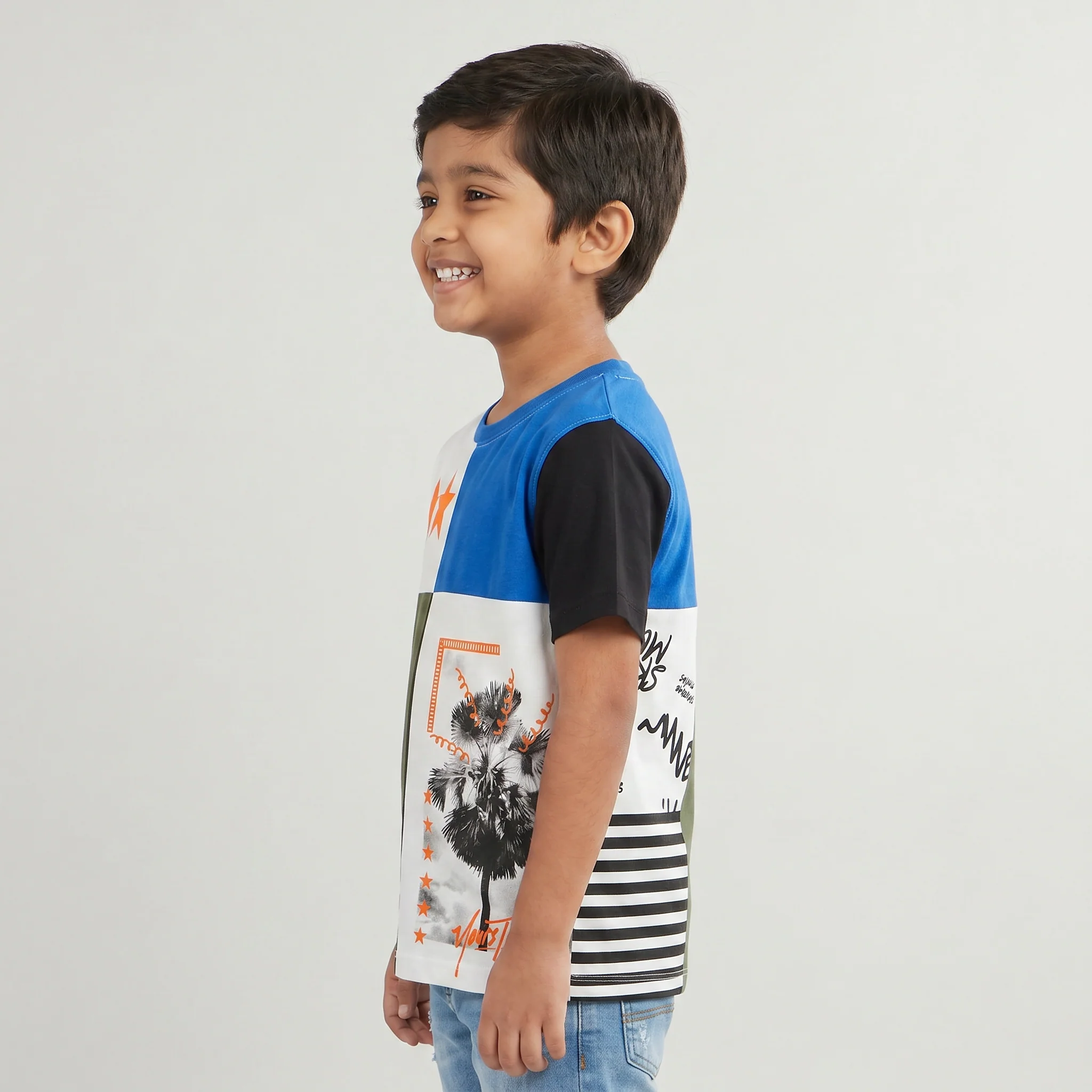 Boys Cotton Printed T-Shirt - Image 2