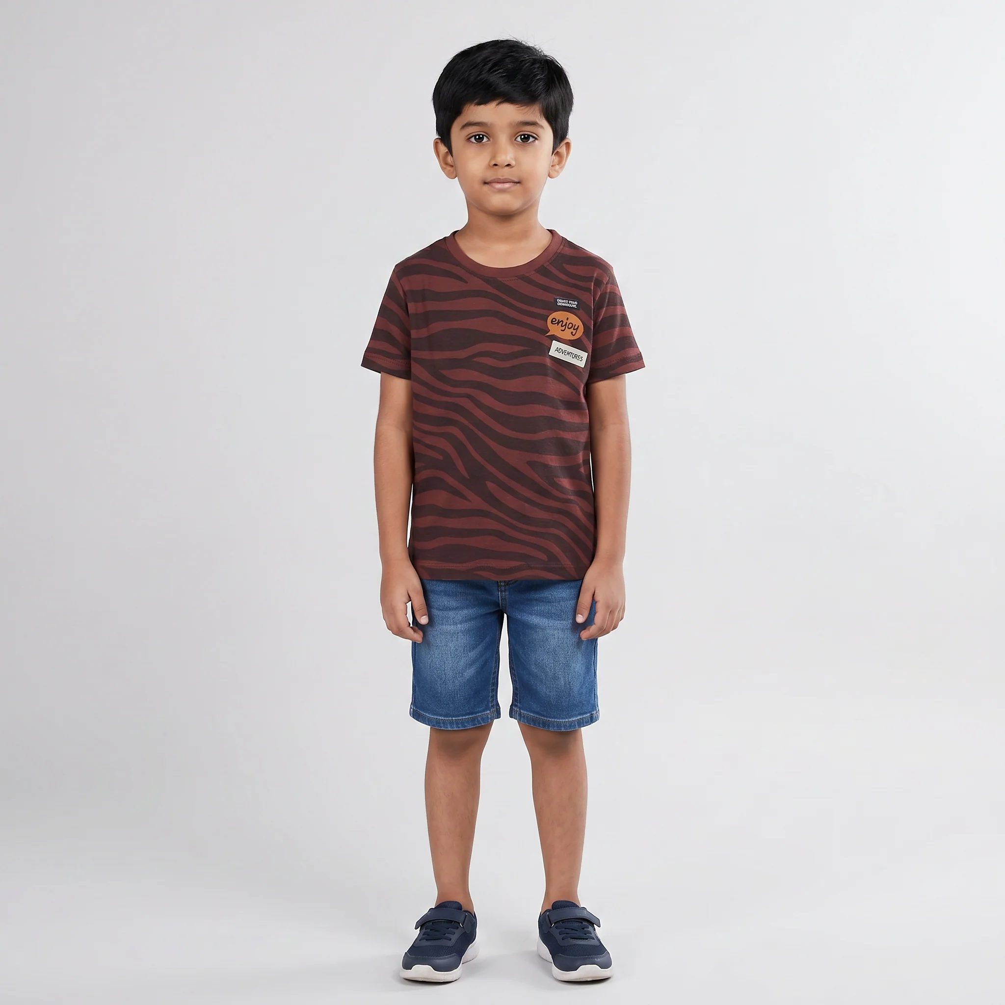 Boys Cotton Printed T-Shirt