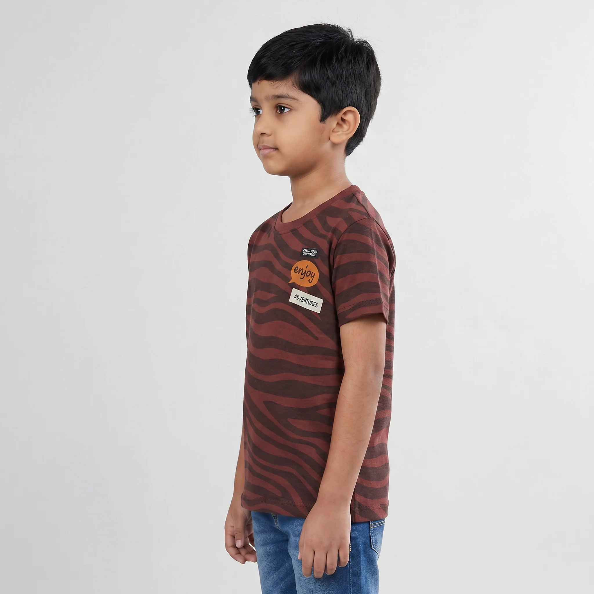 Boys Cotton Printed T-Shirt - Image 2