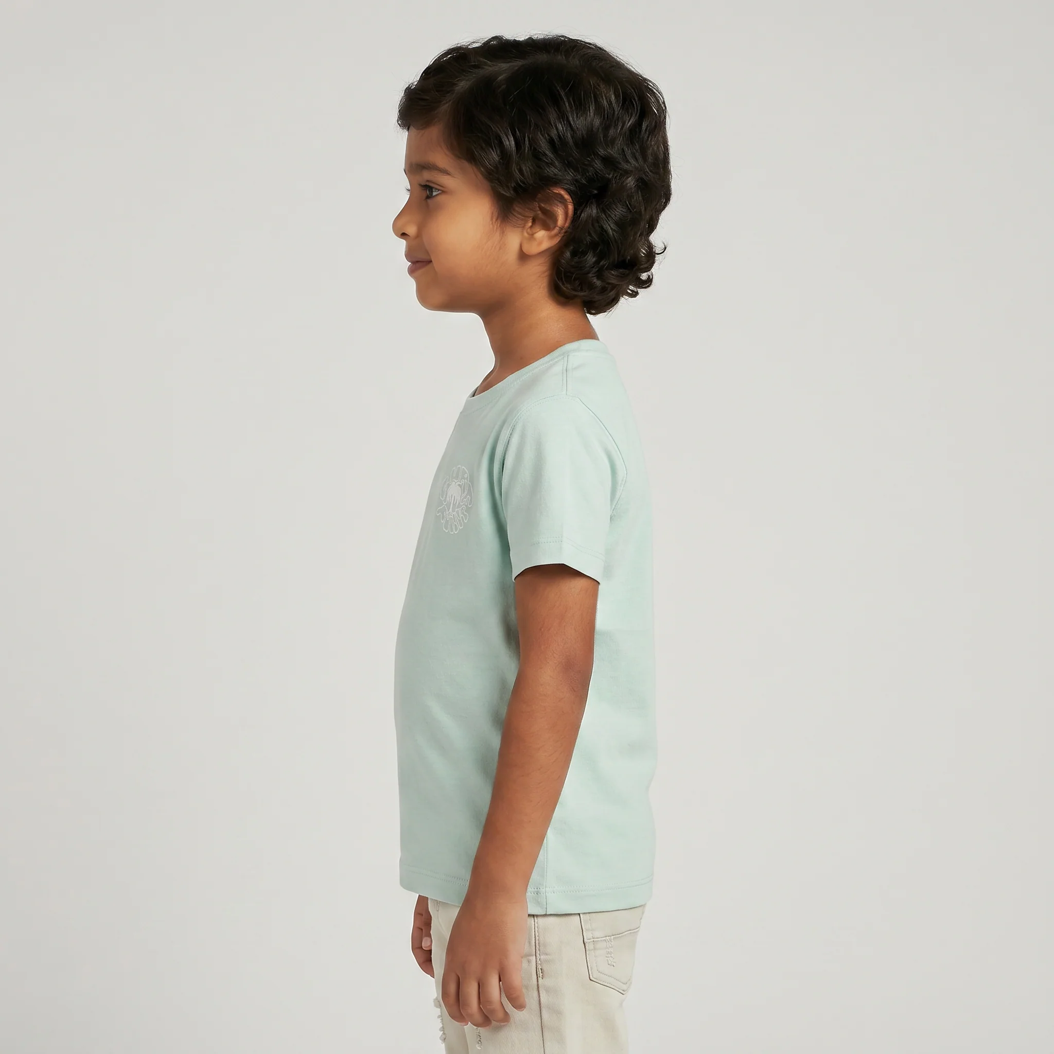Boys Cotton Structured T-Shirt - Image 2