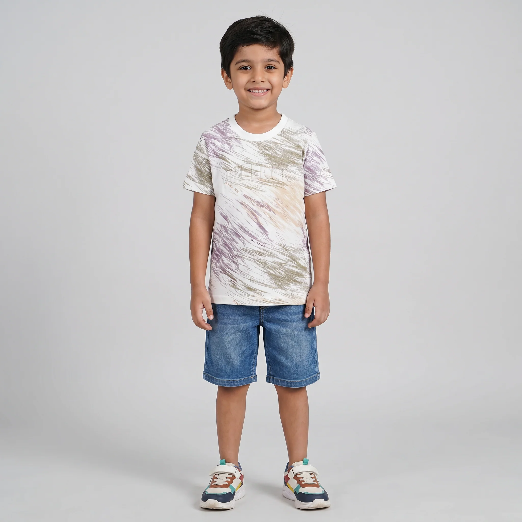 Boys Cotton Printed T-Shirt