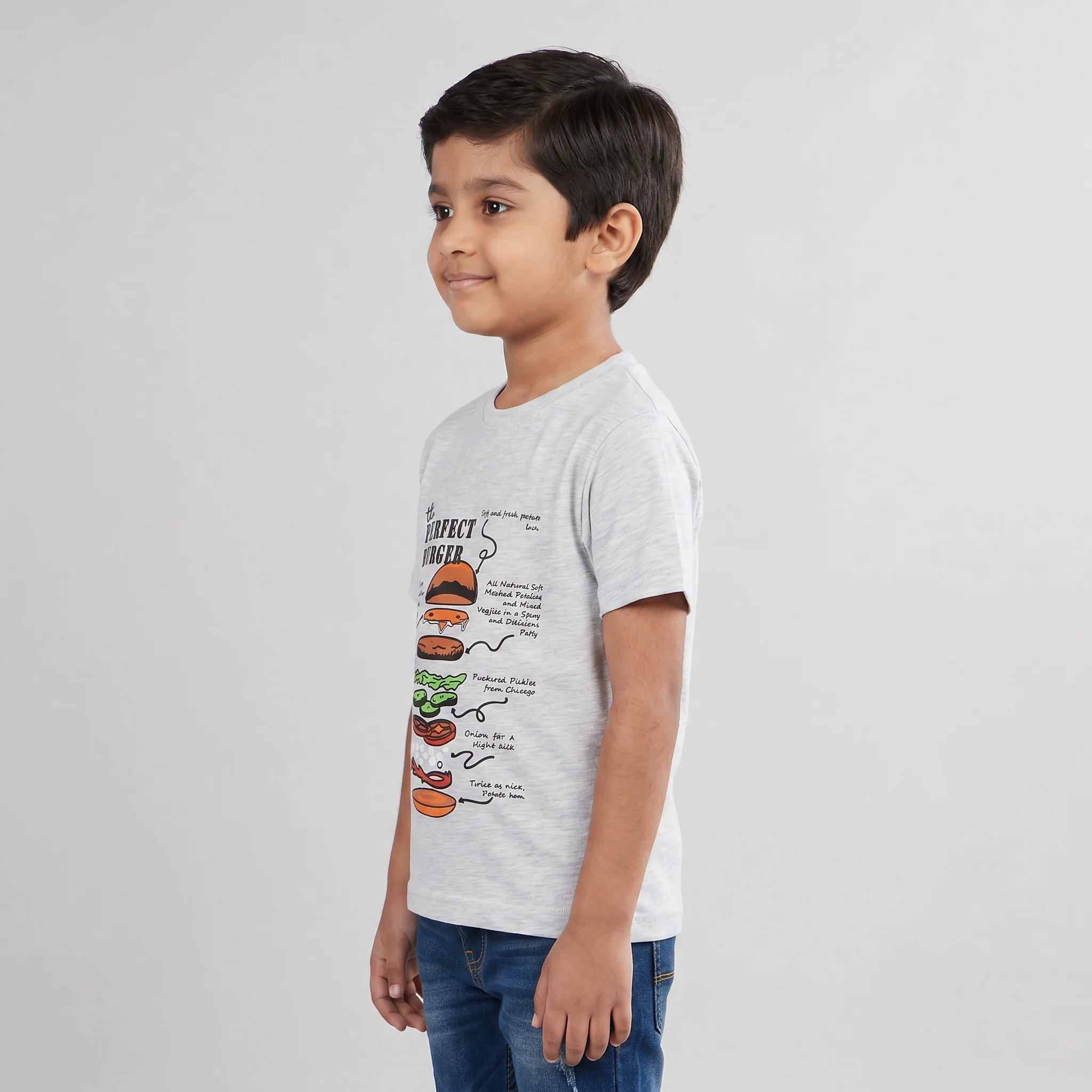Boys Crew Neck Graphitee - Image 2