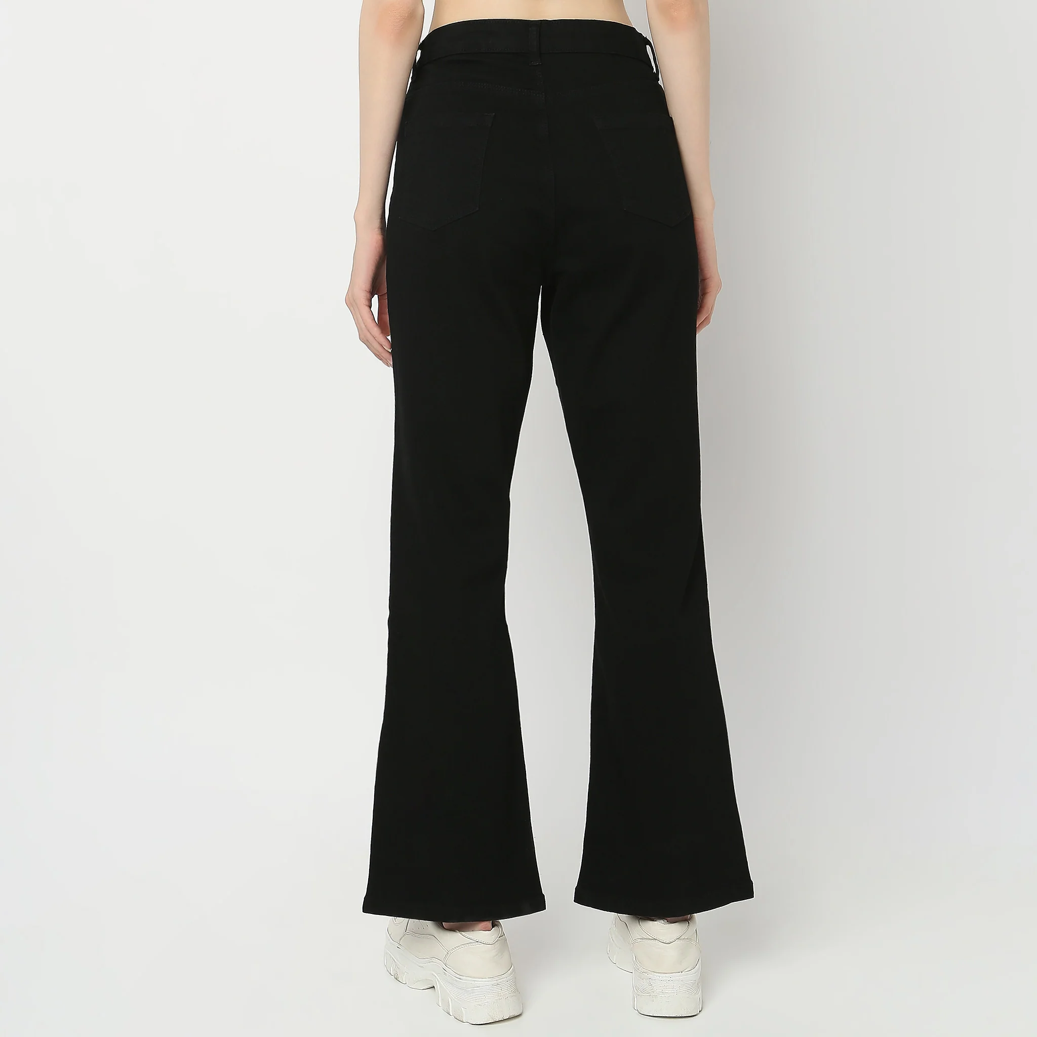 Boot Cut High Rise Jeans - Image 3