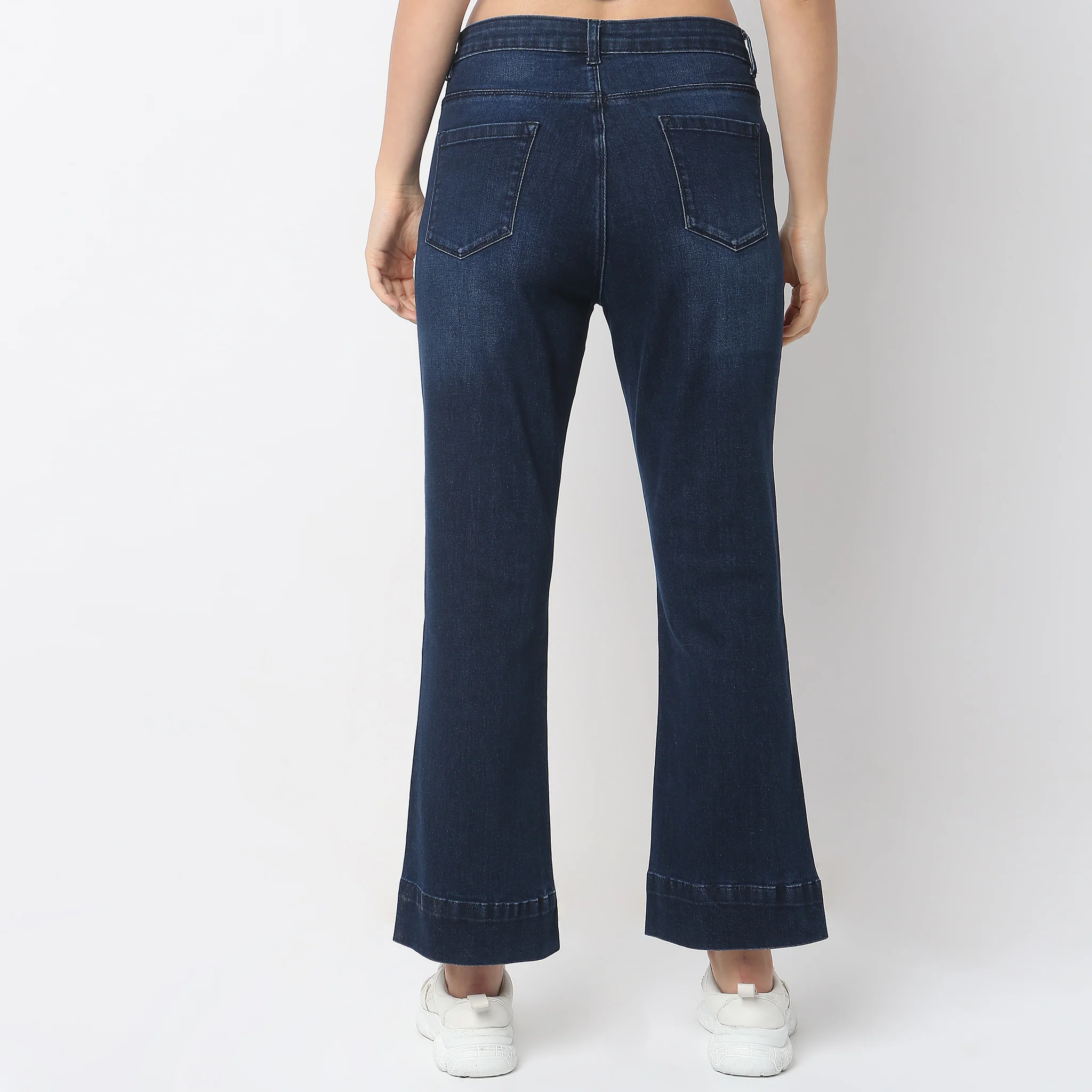 Boot Cut High Rise Jeans - Image 8