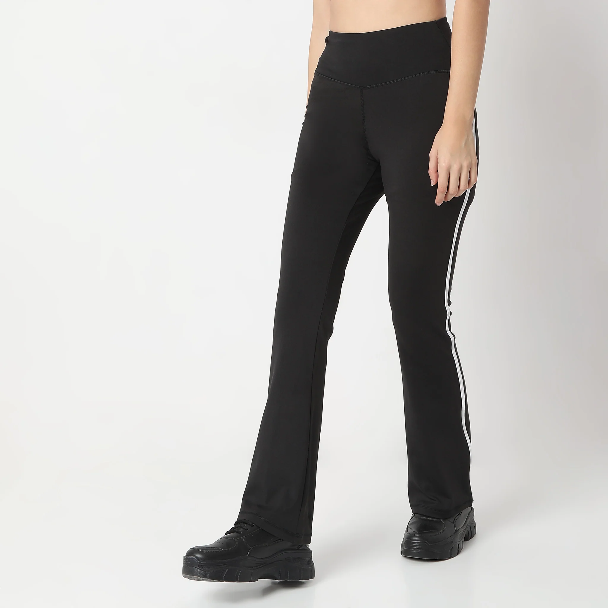 Boot Cut Ankle Length High Rise Leggings - Image 5