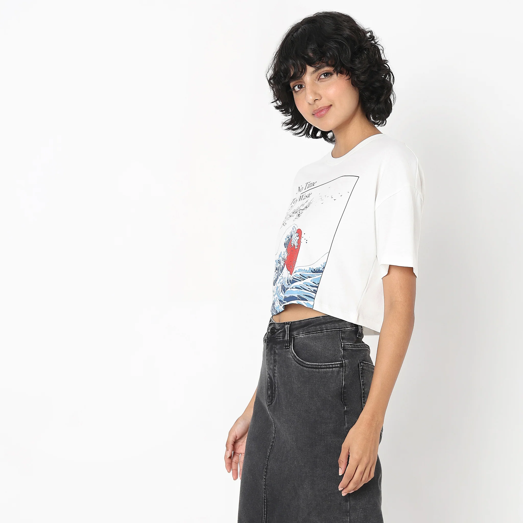 Boxy Fit Graphic T-Shirt - Image 2