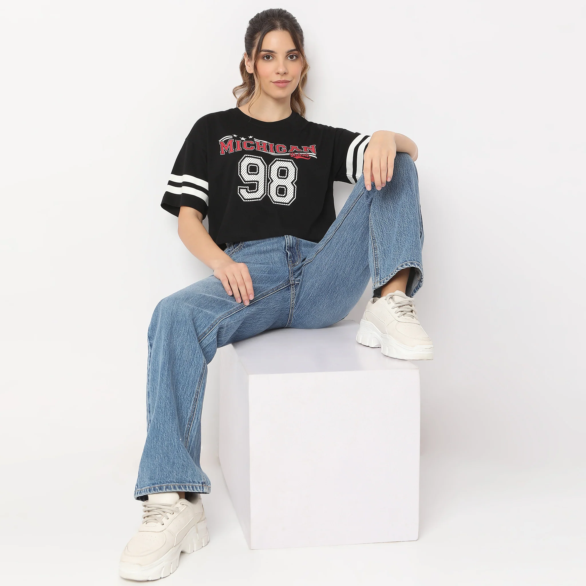 Boxy Fit Graphic T-Shirt - Image 6