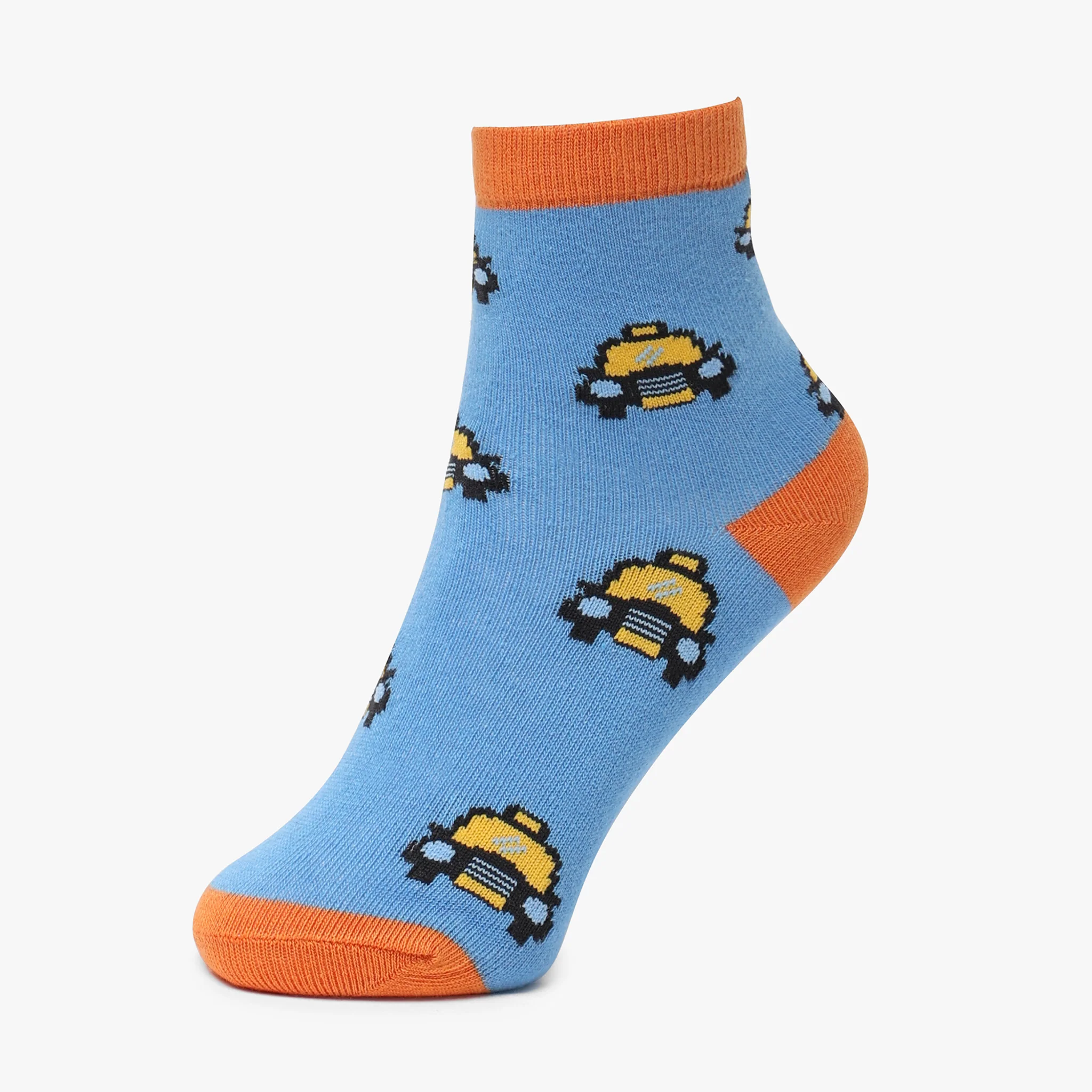 Boys Ankle Length Printed Socks (Pack of 2) - Image 4