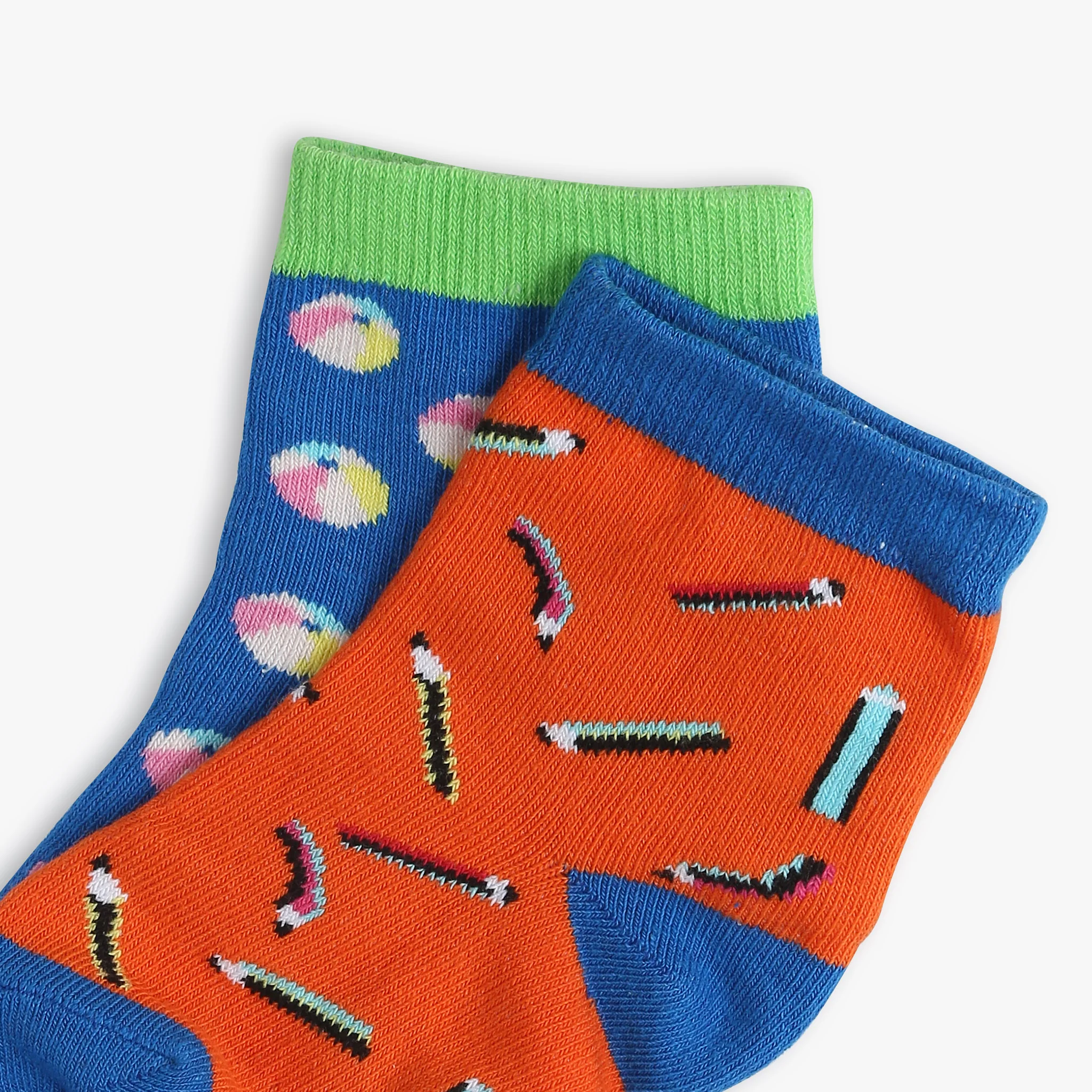 Boys Ankle Length Printed Socks (Pack of 2) - Image 10