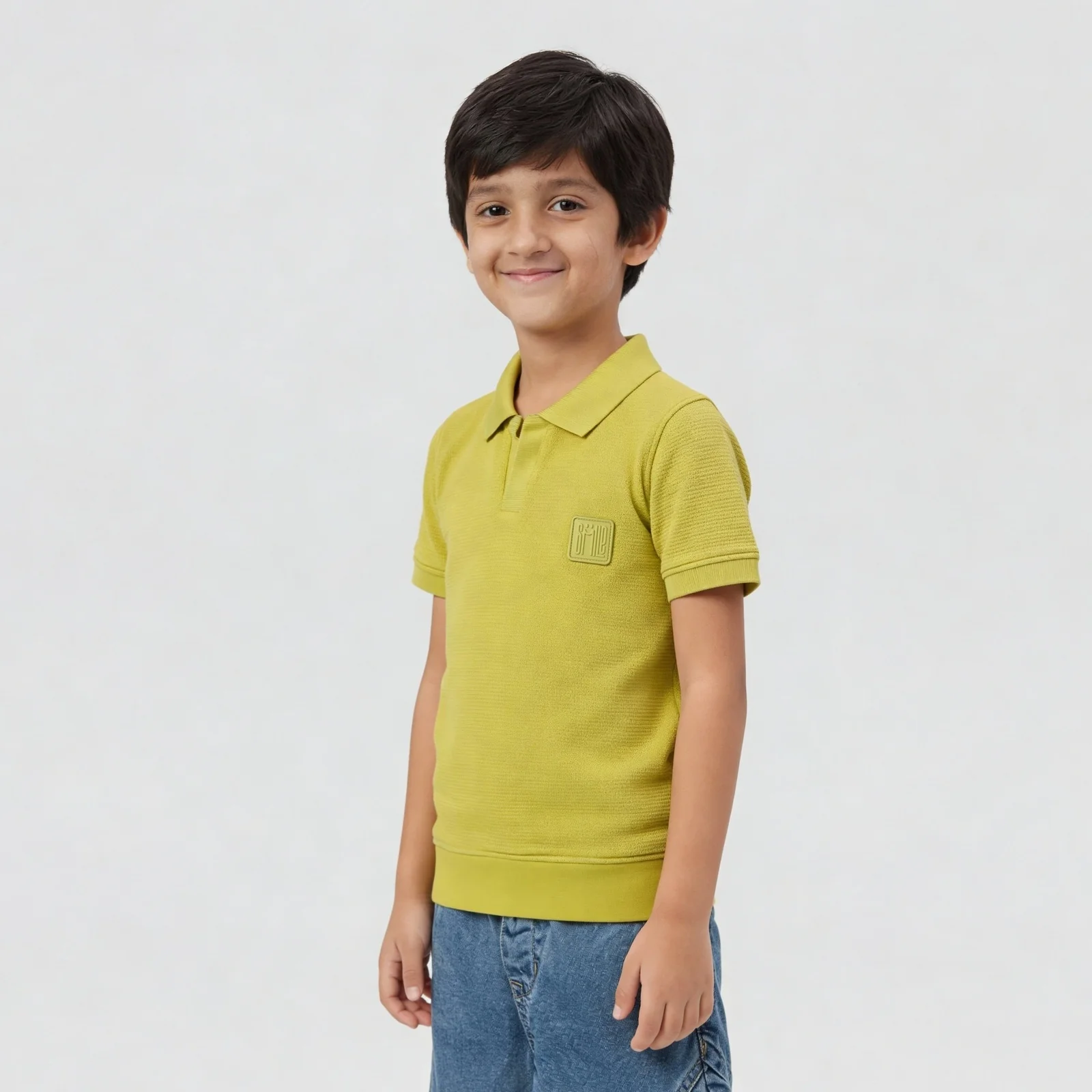 Boys Anytime Adventure Pin Striped Polo T-Shirt - Image 5
