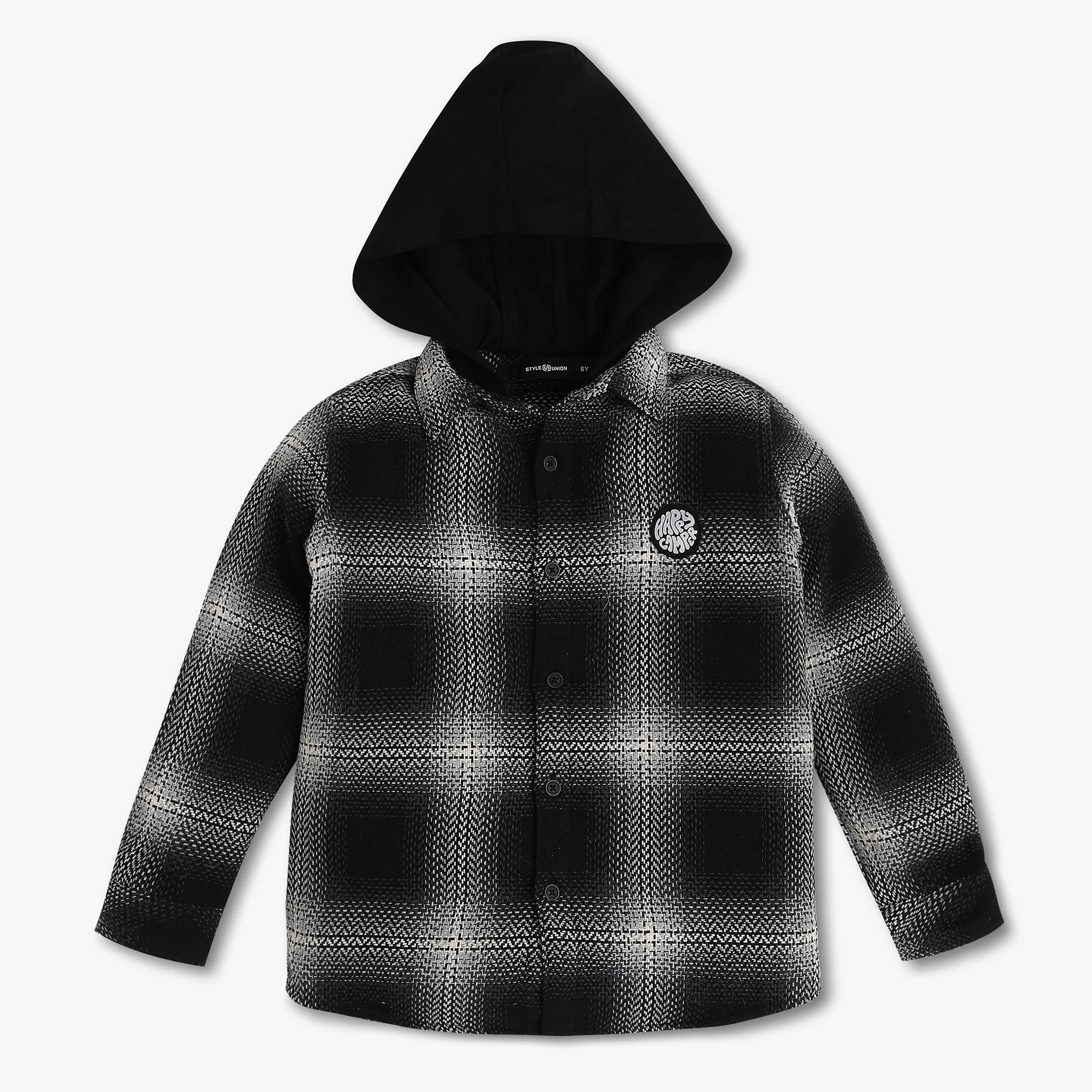 Boys Checkered Cotton Shirt