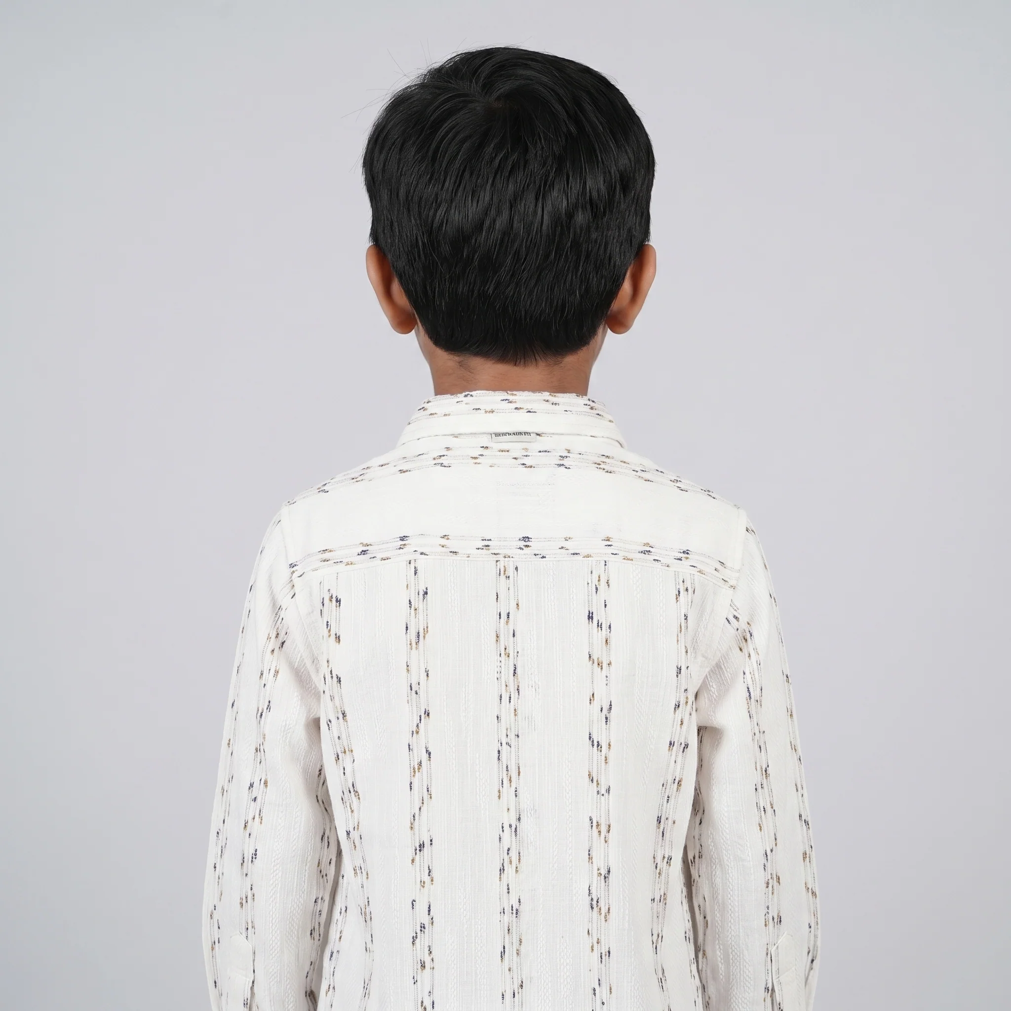 Boys Cotton Checkered Shirt - Image 3
