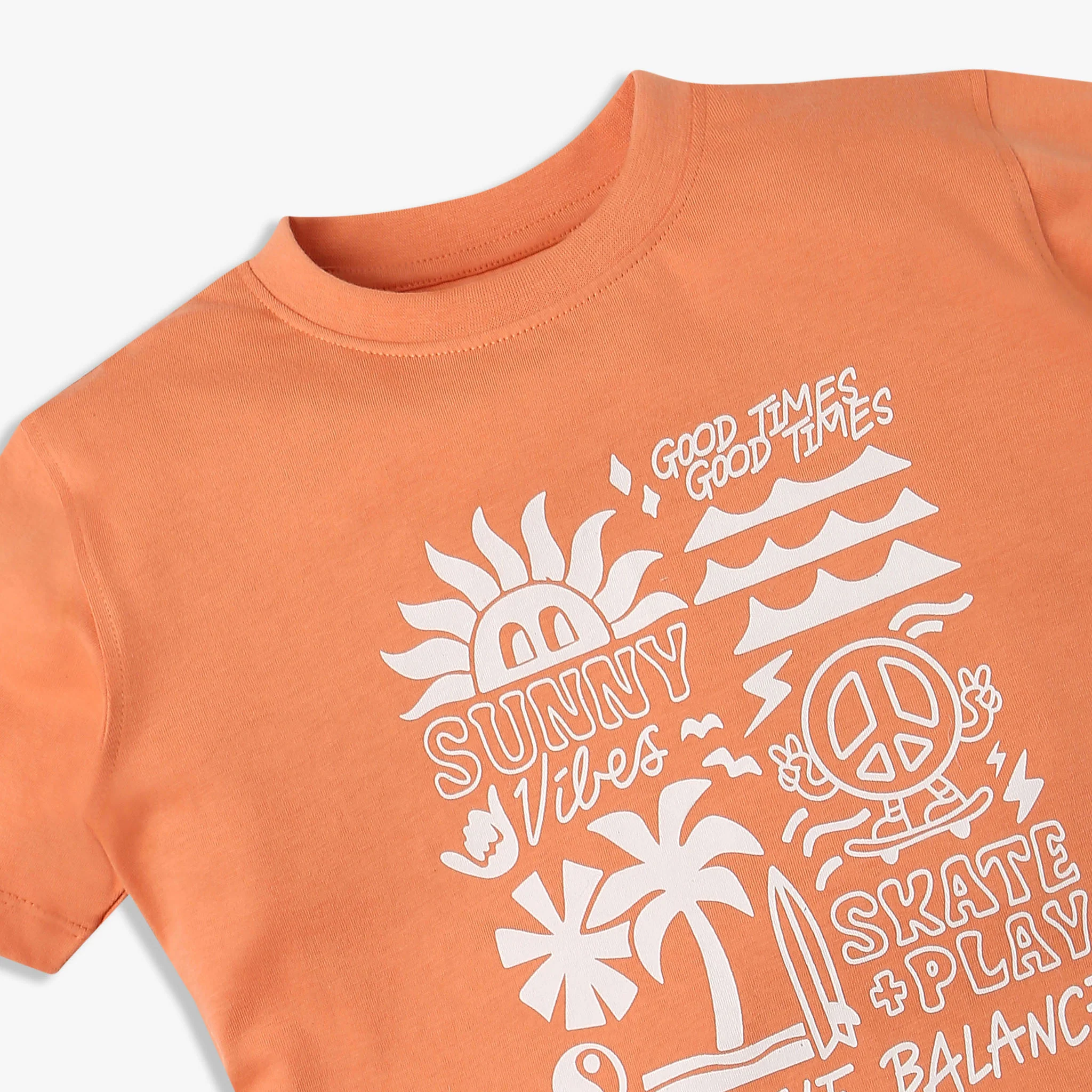 Boys Cotton Crew Neck Graphitee - Image 3