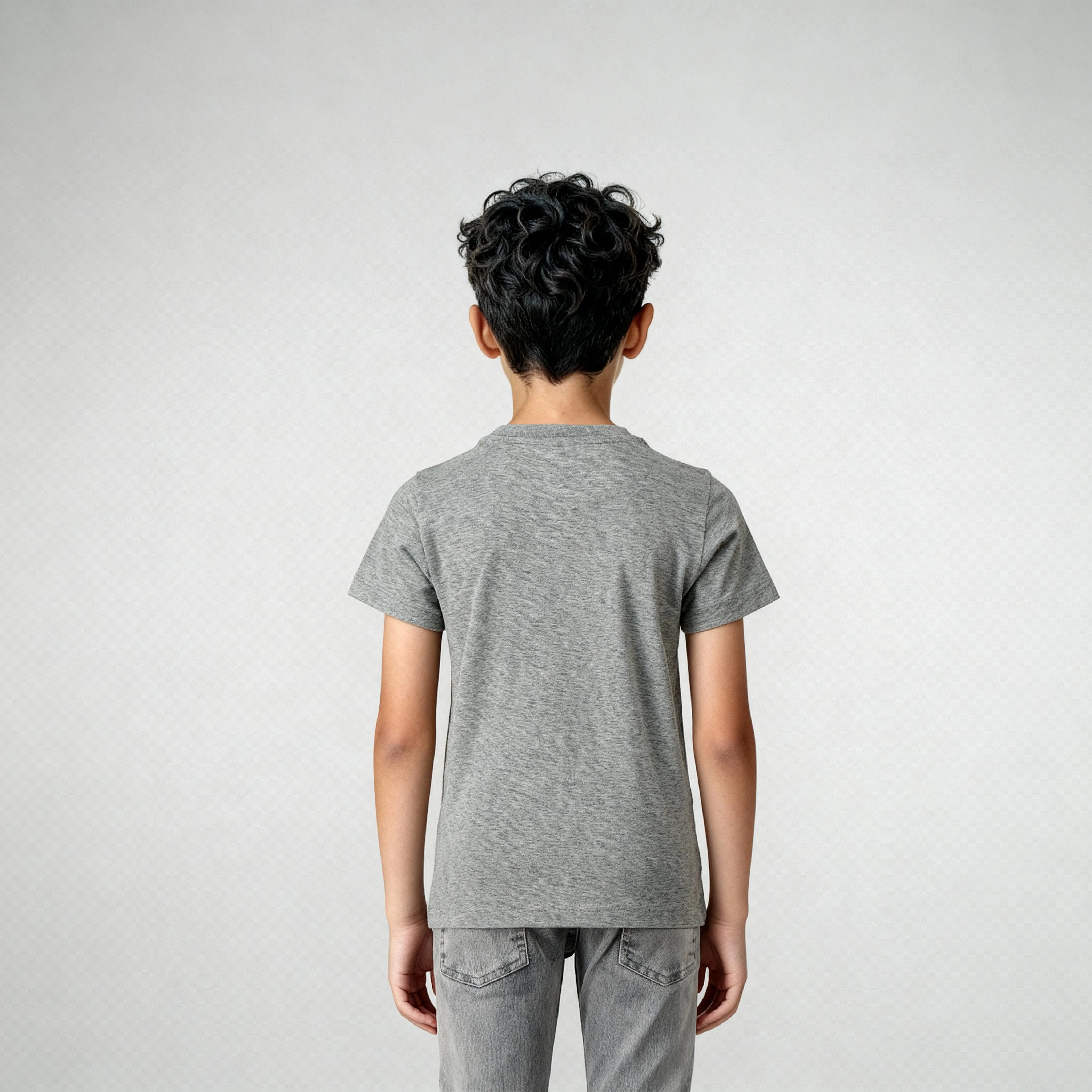 Boys Cotton Crew Neck Graphitee - Image 2