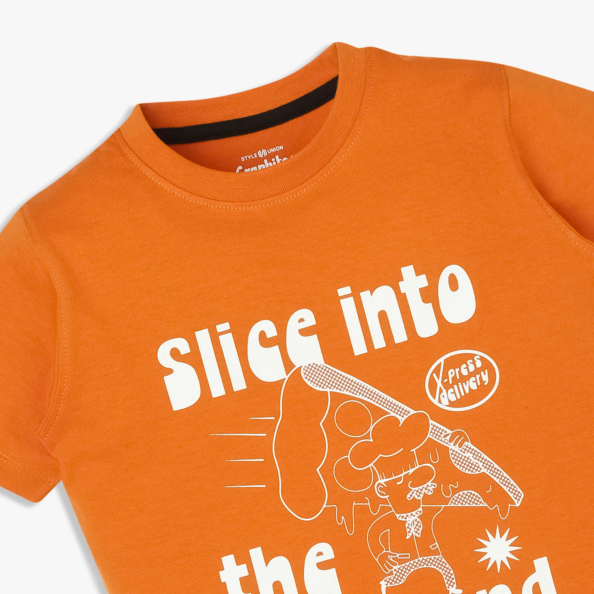 Boys Cotton Crew Neck Graphitee - Image 3