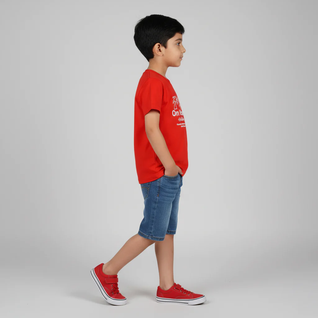 Boys Cotton Crew Neck Graphitee - Image 2