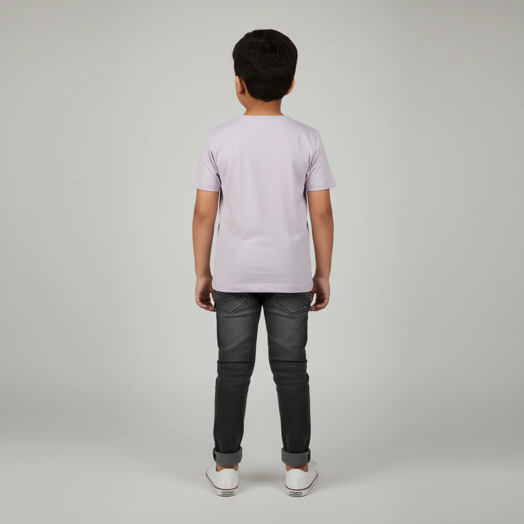 Boys Cotton Crew Neck Graphitee - Image 3