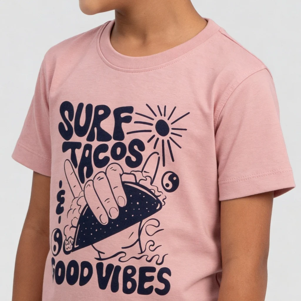 Boys Cotton Crew Neck Graphitee - Image 4