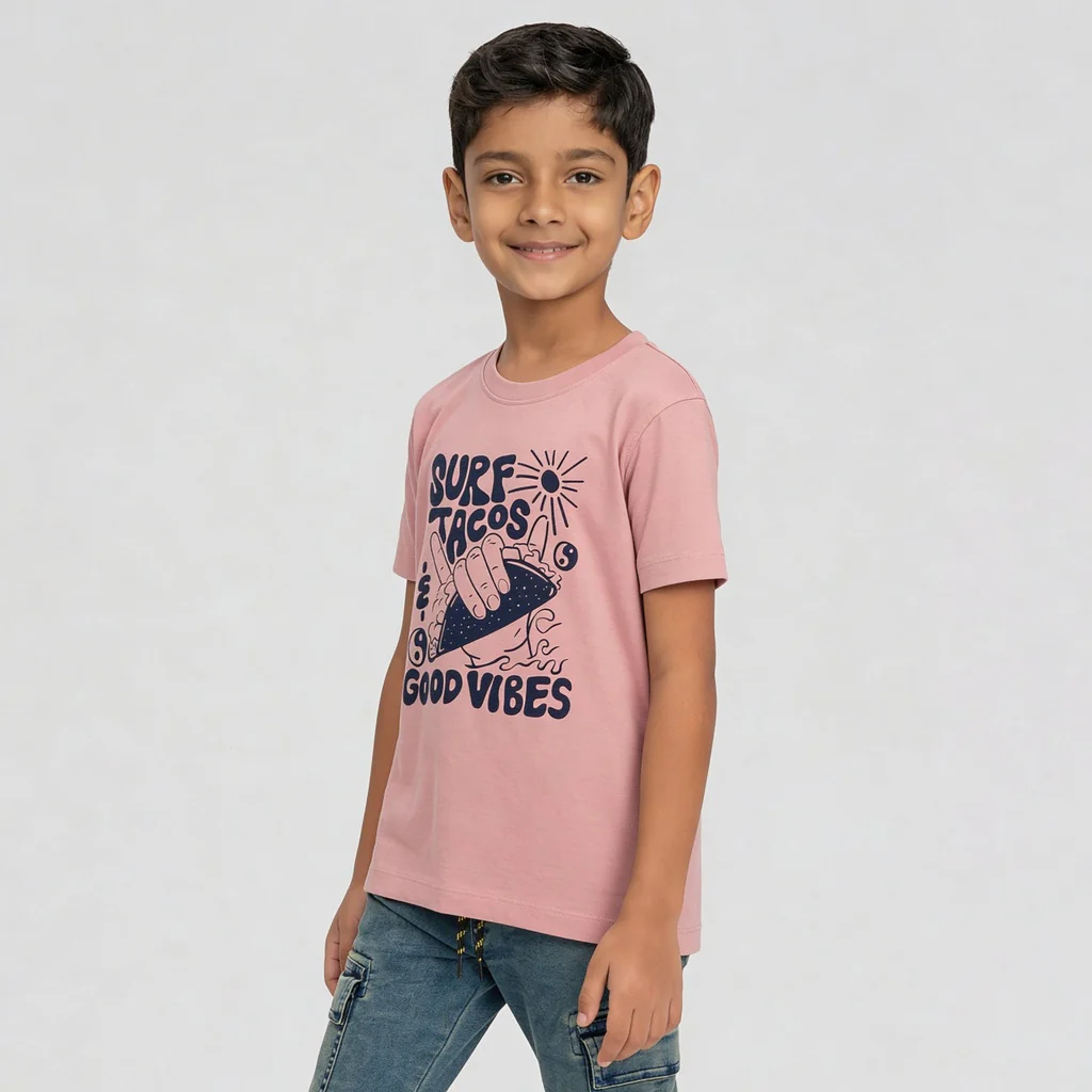 Boys Cotton Crew Neck Graphitee - Image 5