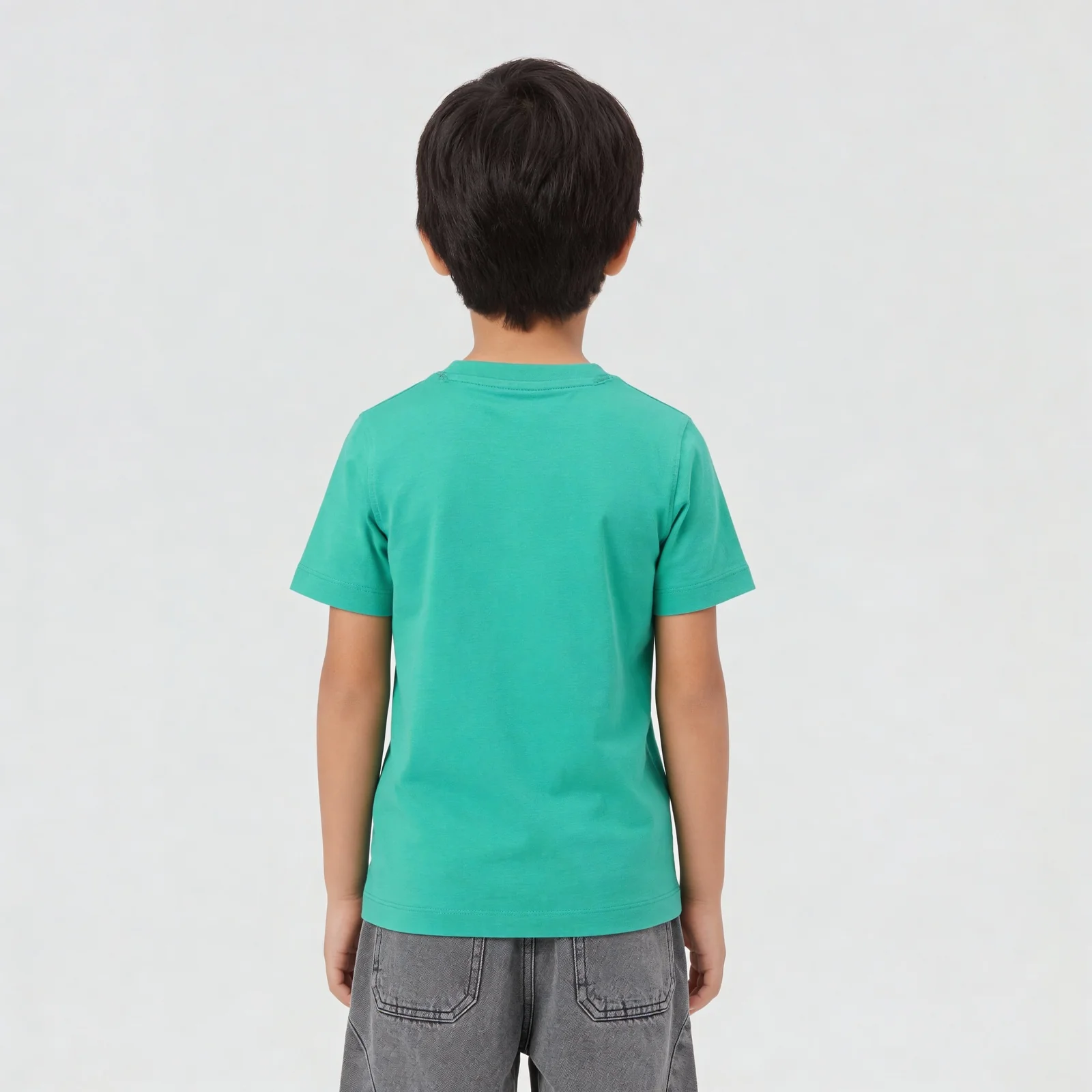 Boys Cotton Crew Neck Graphitee - Image 3