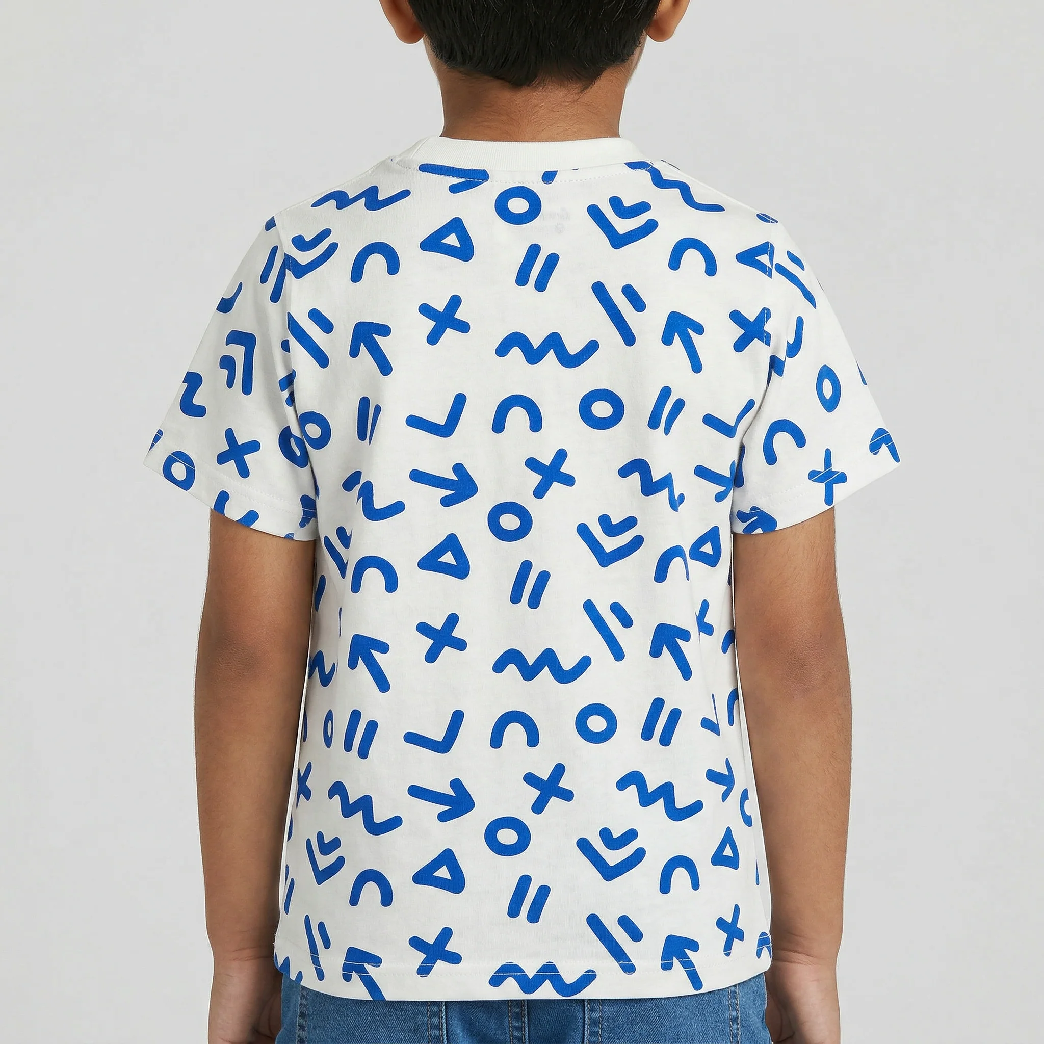 Boys Cotton Crew Neck Graphitee - Image 3